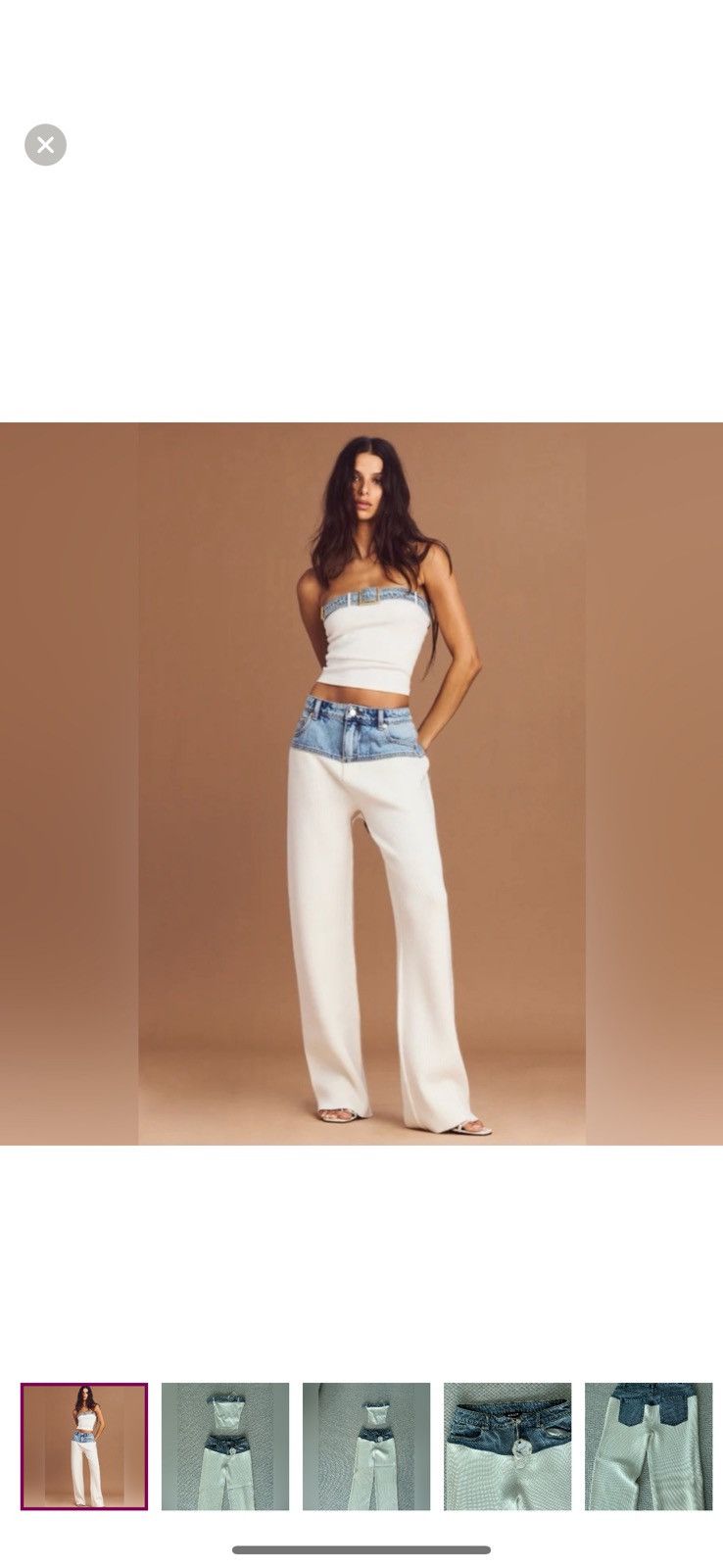 Retrofete SER.O.YA knit denim set