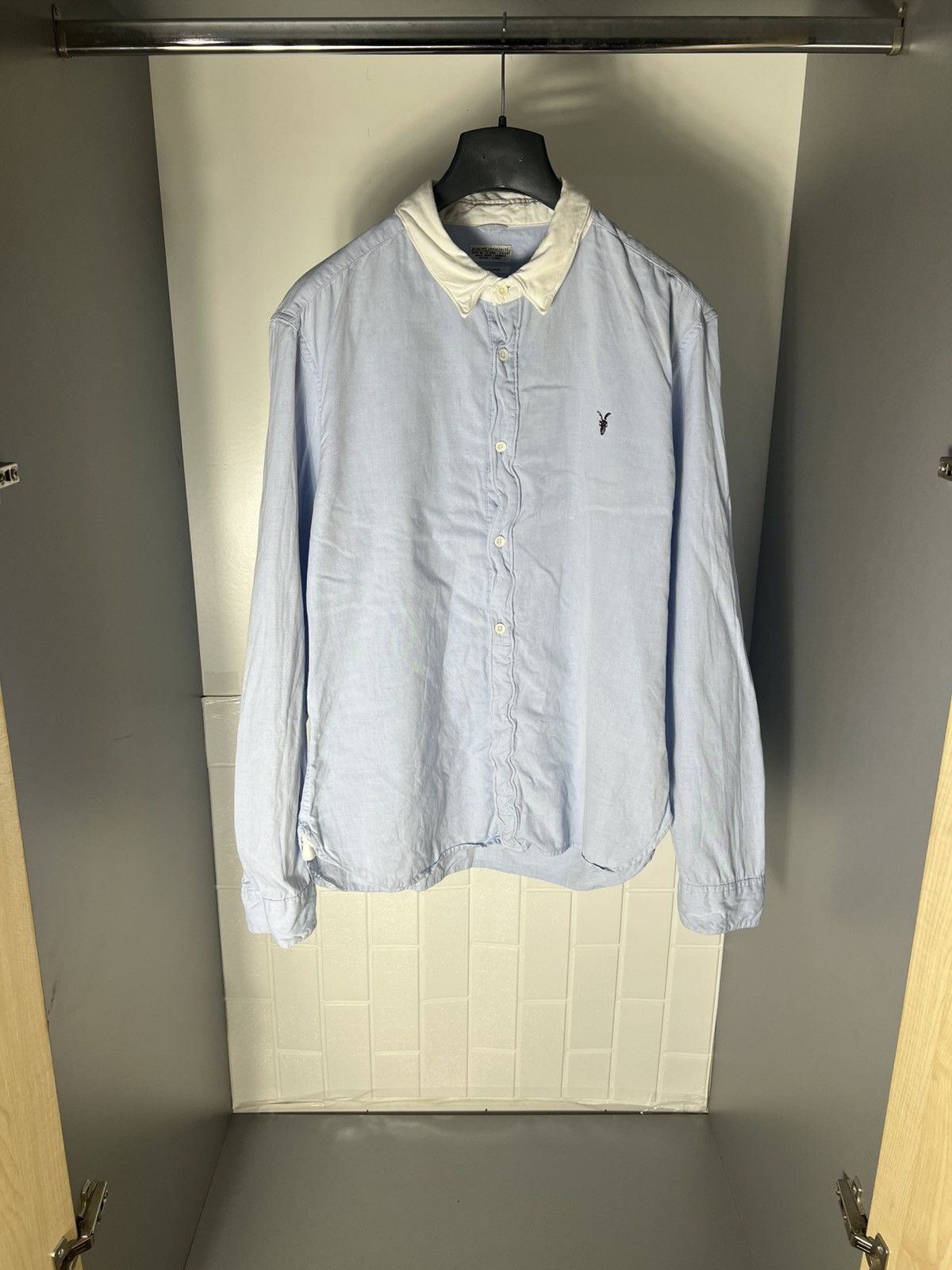 Allsaints × Vintage VERY RARE ALLSAINTS DESIGNER LONG SLEEVE SHIRT JAPAN STYLE Size US XL / EU 56 / 4 - 1 Thumbnail