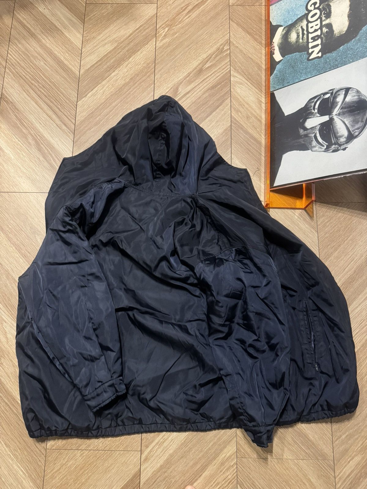 Prada Prada Vintage 90s Nylon Jacket Designer High Quality Rare Size US M / EU 48-50 / 2 - 9 Thumbnail
