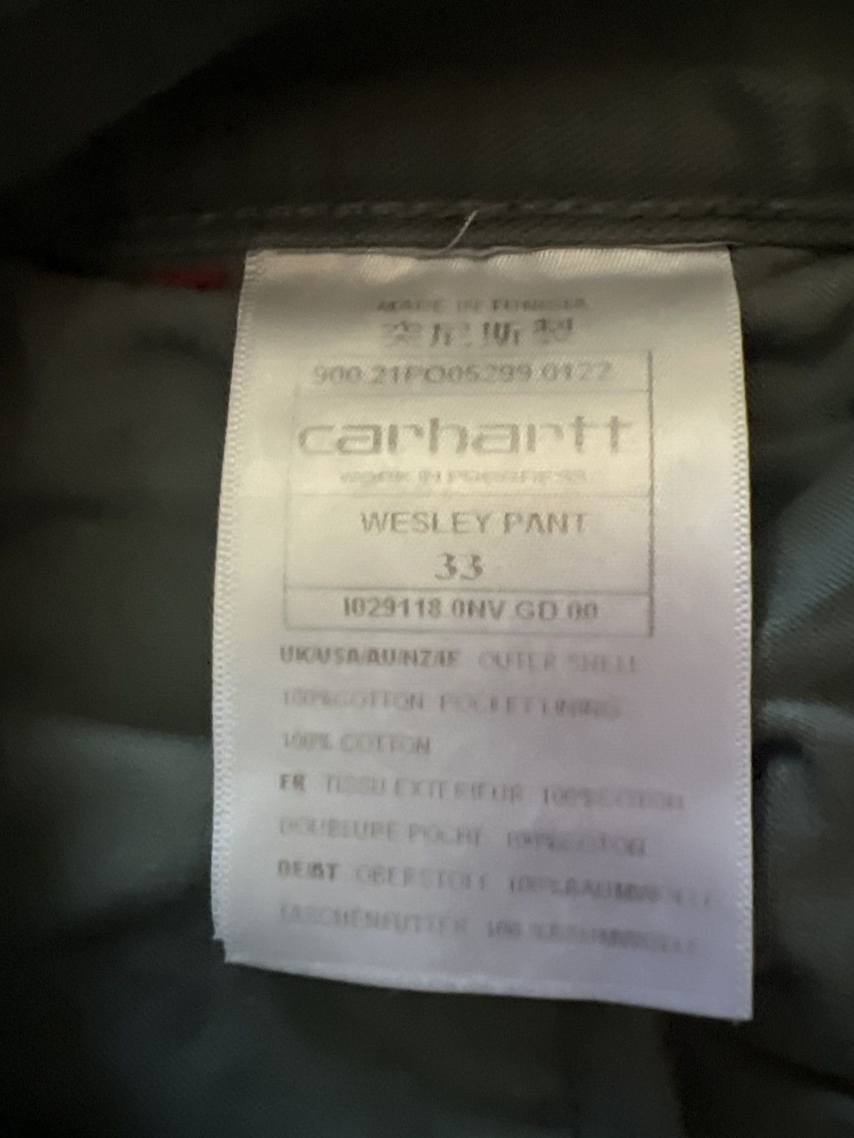 Carhartt Carhartt Wesley Pant Size US 33 - 2 Thumbnail