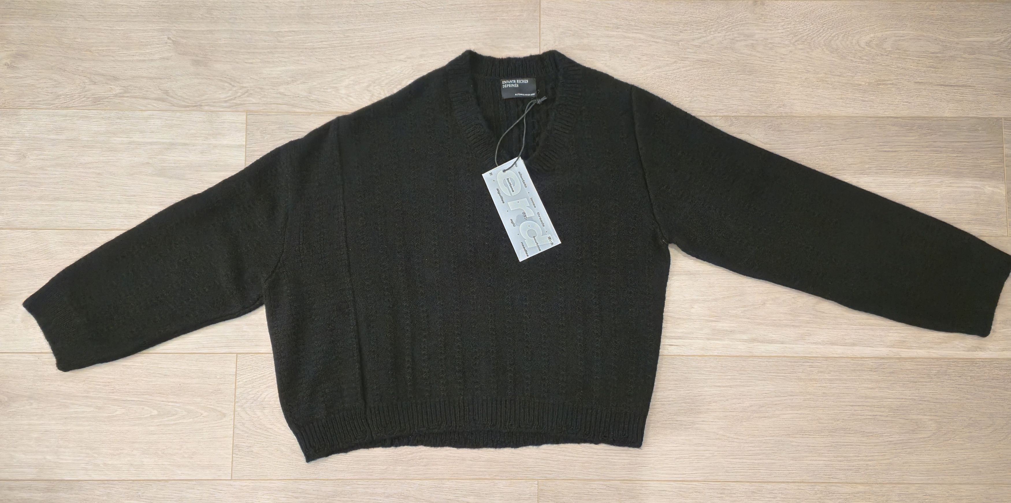 ERD Asymmetric Cashmere-Jacquard Sweater