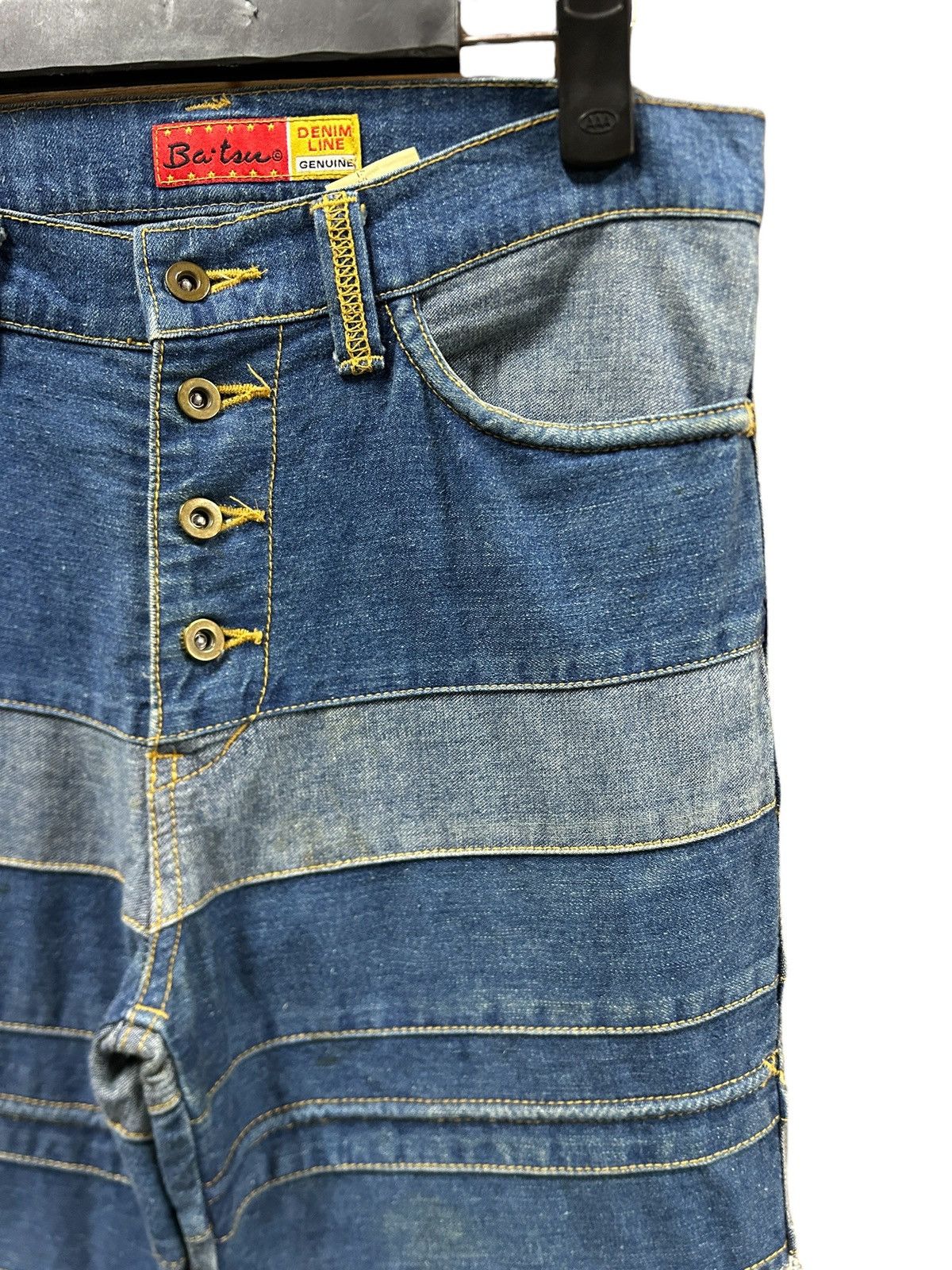 If Six Was Nine × Japanese Brand × Le Grande Bleu (L.G.B.) Vintage Ba-tsu Club Hagi Flared Jeans Size US 30 / EU 46 - 5 Thumbnail