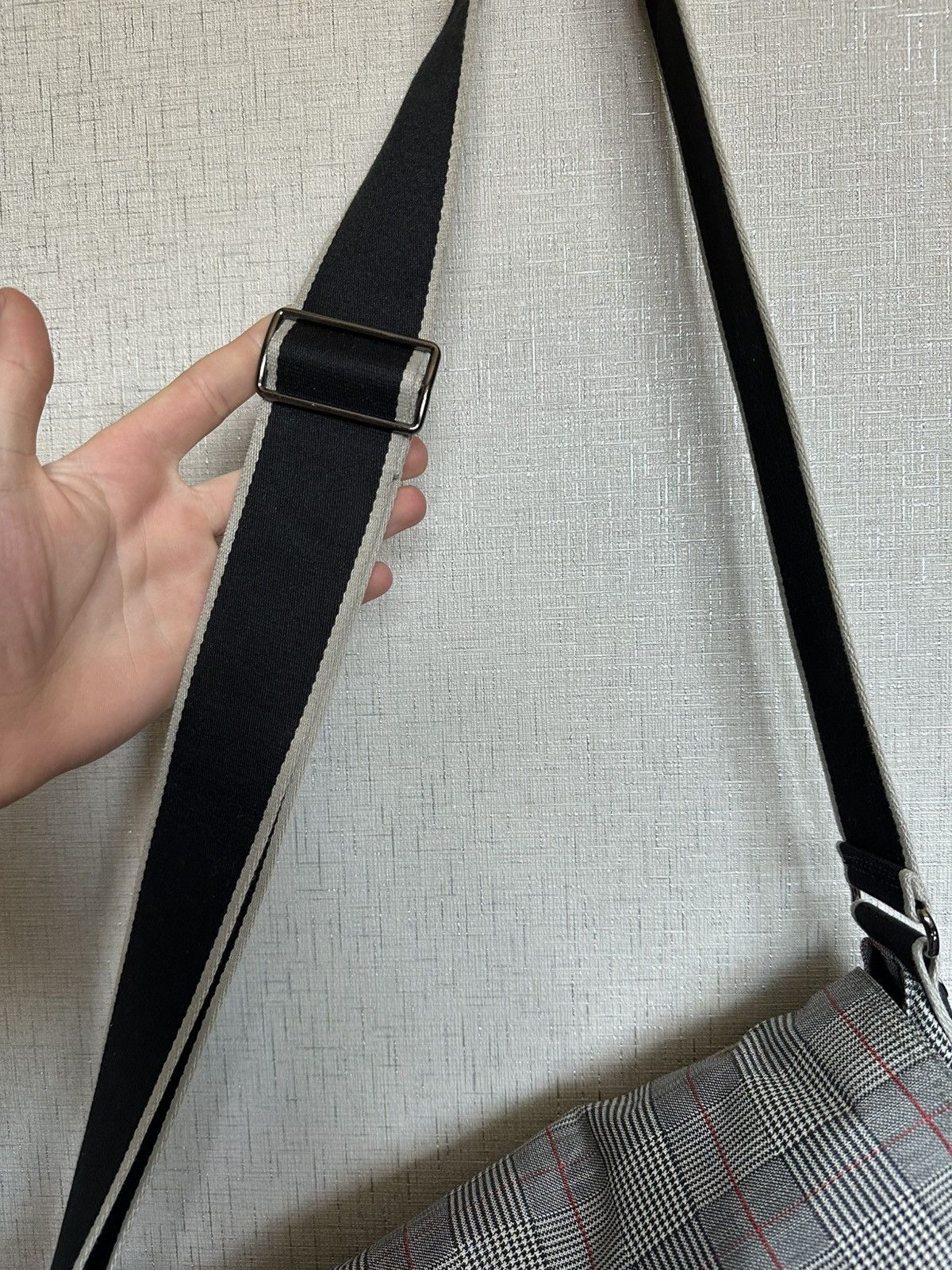Lacoste × Vintage Vintage Lacoste Bag Laptop Rare Retro Grey Campus Size ONE SIZE - 7 Thumbnail