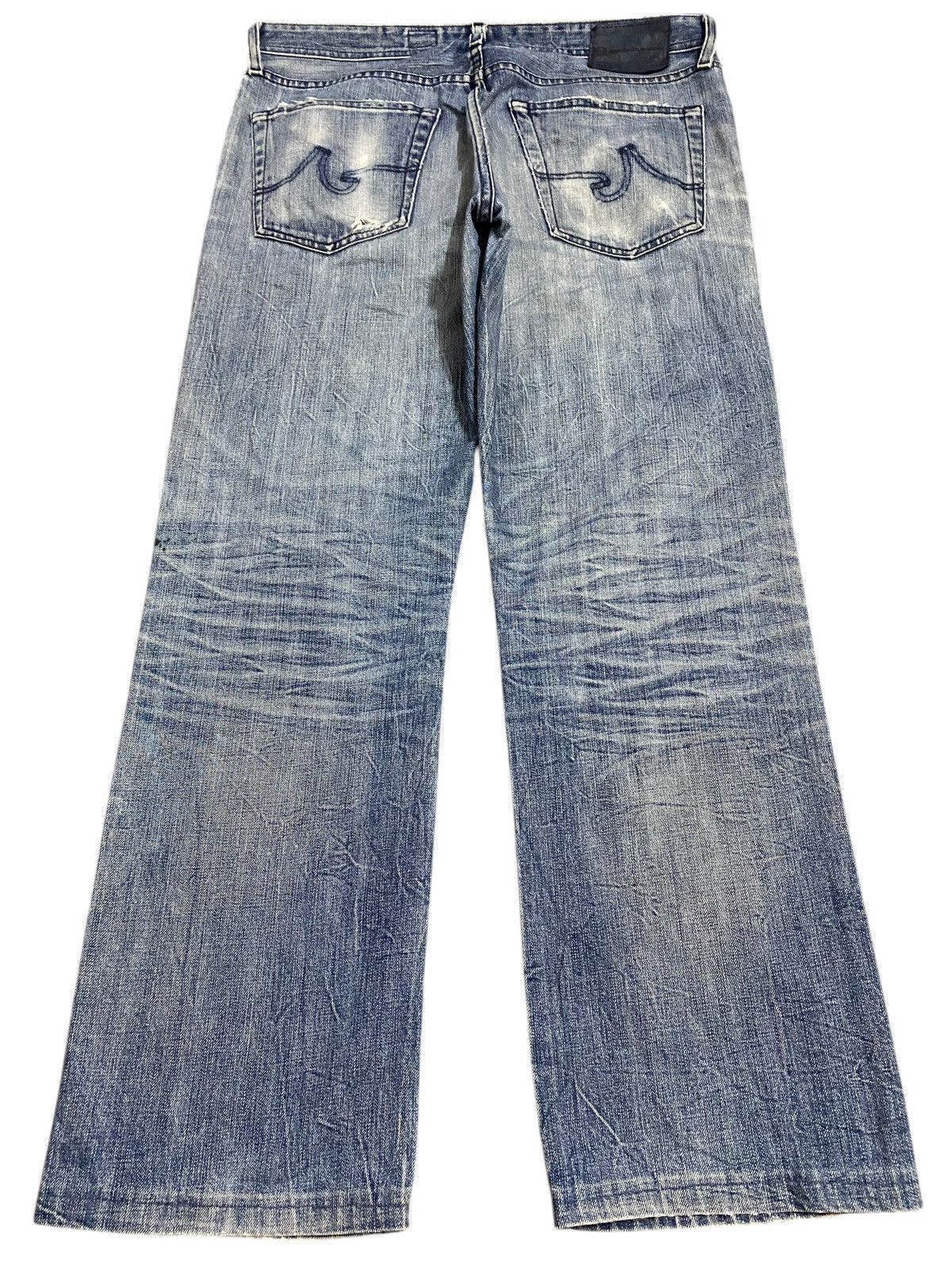 AG Adriano Goldschmied Vintage Adriano Goloschmieo Faded Distressed Loose Jeans Size US 36 / EU 52 - 2 Thumbnail