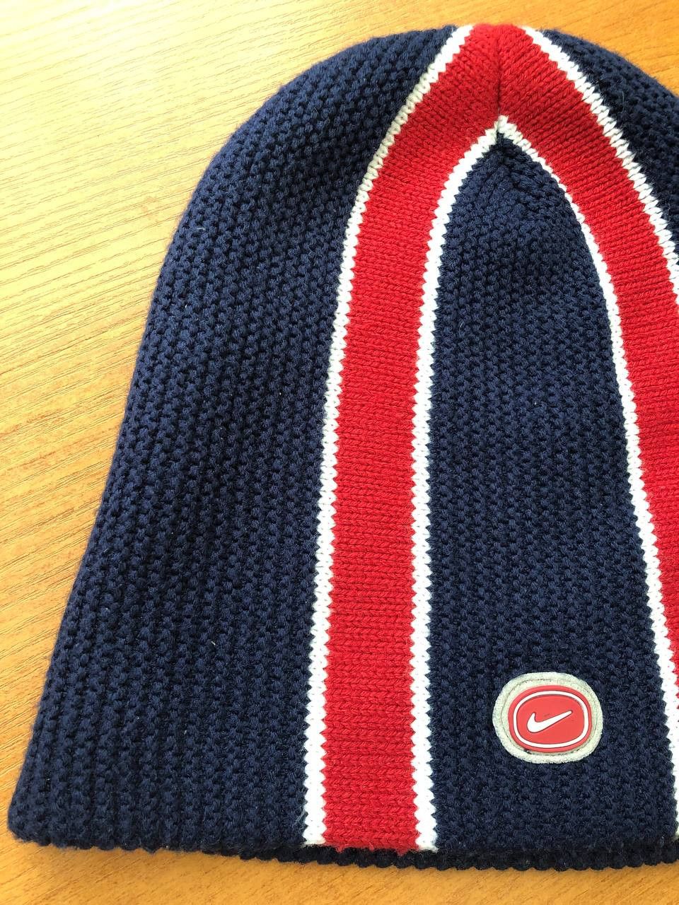 Nike × Vintage Vintage Nike 00s Unisex Beanie Hat Size ONE SIZE - 1 Thumbnail