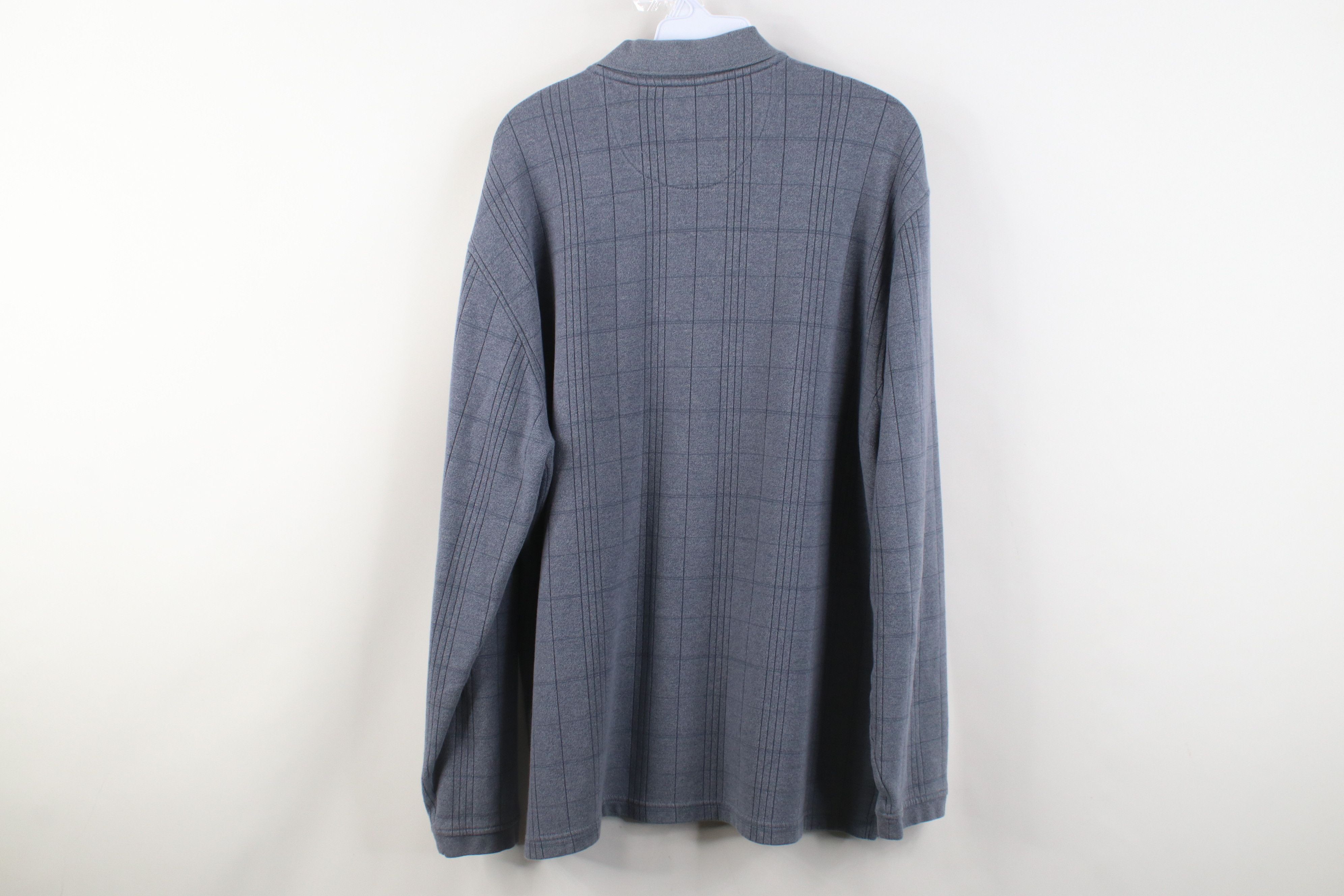 Vintage Vintage 90s Y2K Streetwear Knit Long Sleeve Rugby Polo Shirt Size US XL / EU 56 / 4 - 8 Thumbnail
