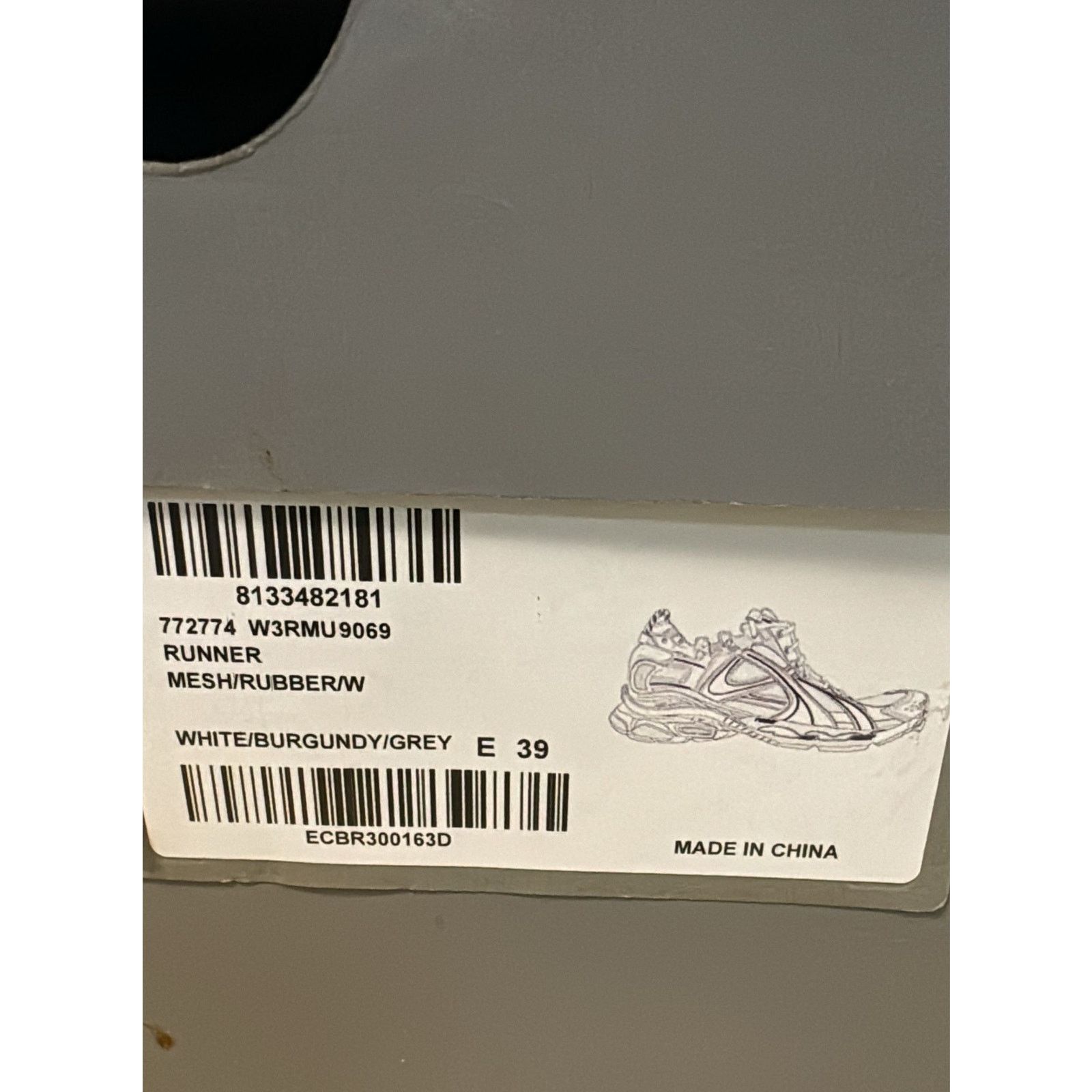 Balenciaga o1rshd1 Four Color Rubber Runners in Multicolor Size US 6 / EU 39 - 20 Thumbnail