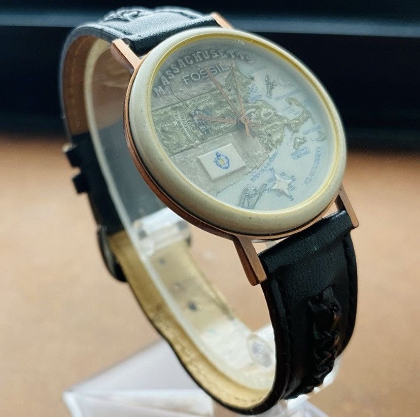 Fossil 1995 FOSSIL MASSACHUSETTS STONE WATCH BW-6761 Size ONE SIZE - 4 Thumbnail