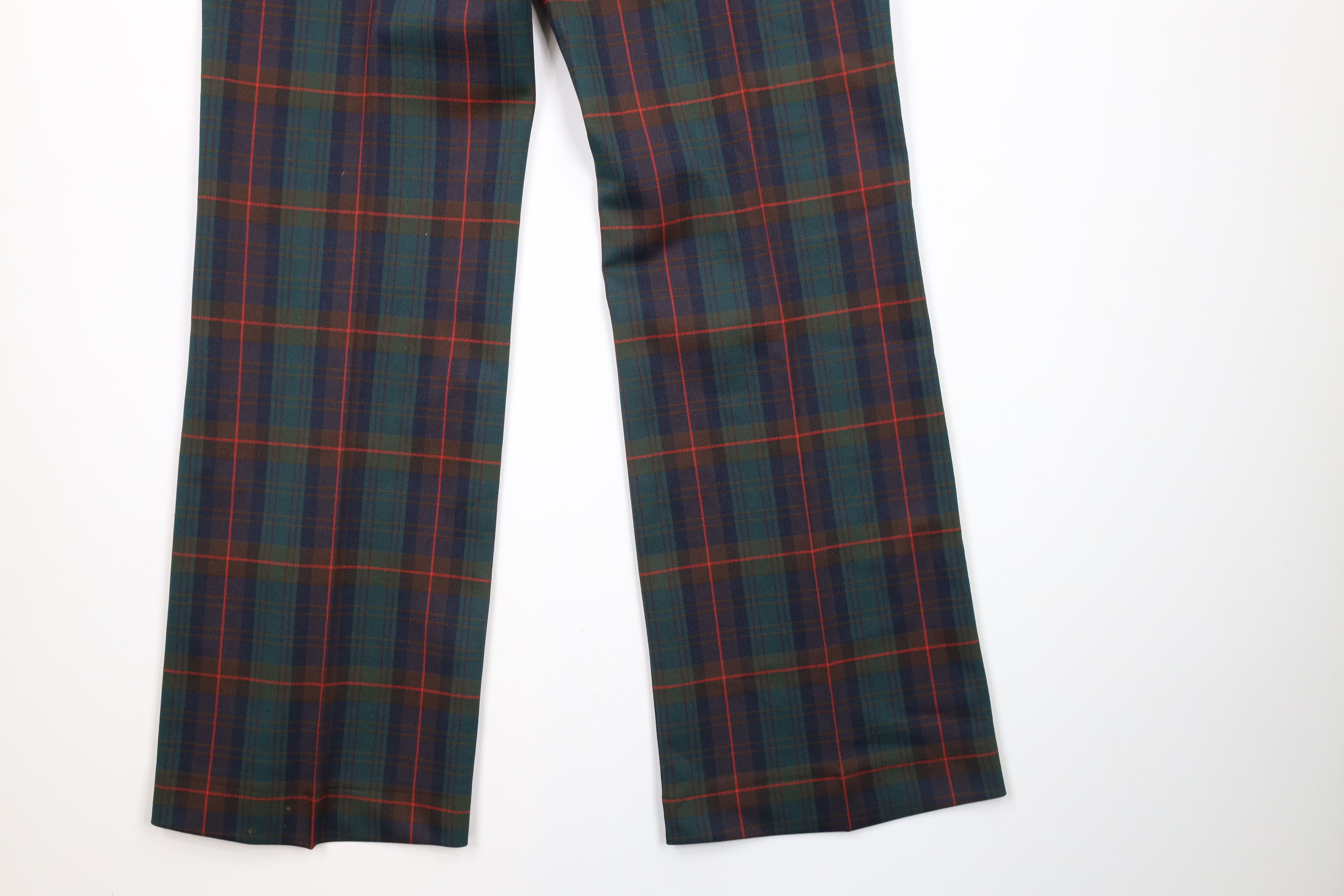 Vintage Vintage 60s 70s Streetwear Bell Bottoms Pants Rainbow Plaid Size US 32 / EU 48 - 11 Thumbnail