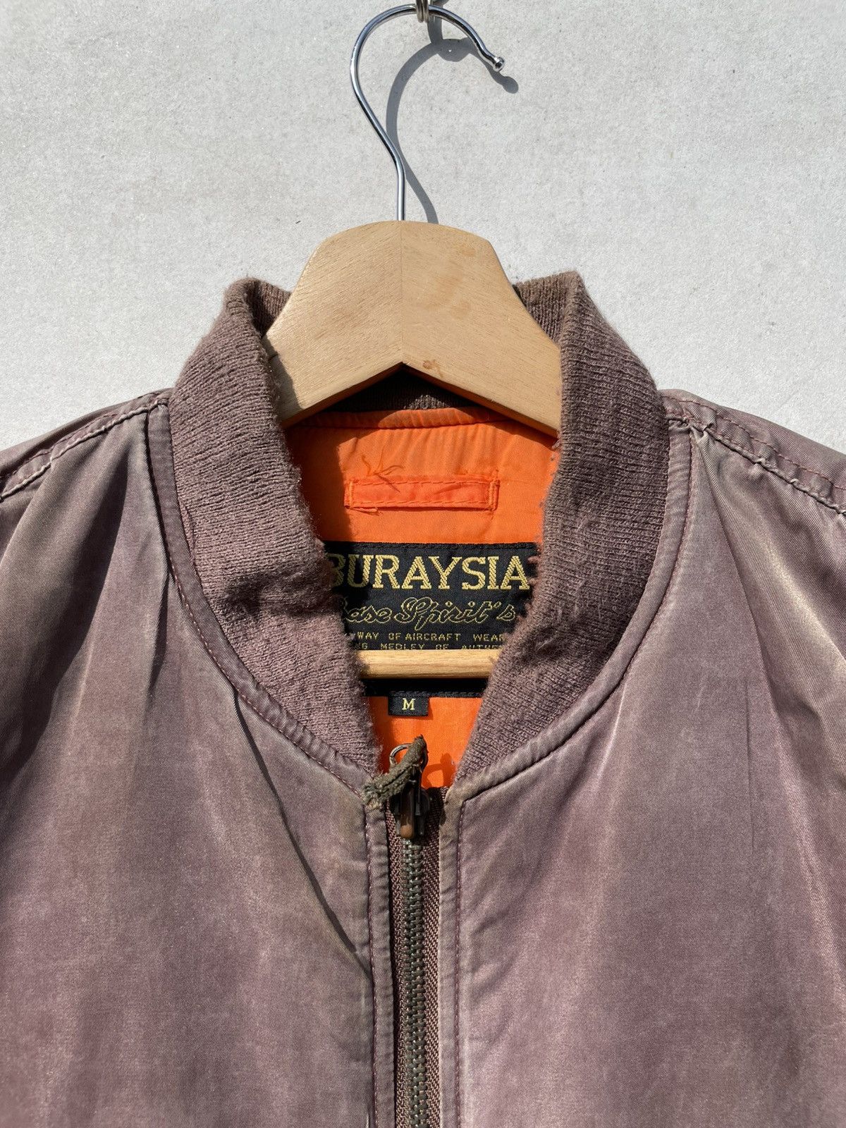 Japanese Brand 🔥Accept Binding Offer🔥 Sunfaded ABURAYSIA Bomber Jacket Size US M / EU 48-50 / 2 - 6 Thumbnail