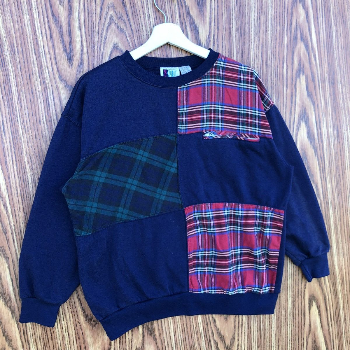 Vintage Vintage Bolo Spirit Patchwork Pullover Sweatshirt Size US M / EU 48-50 / 2 - 2 Thumbnail