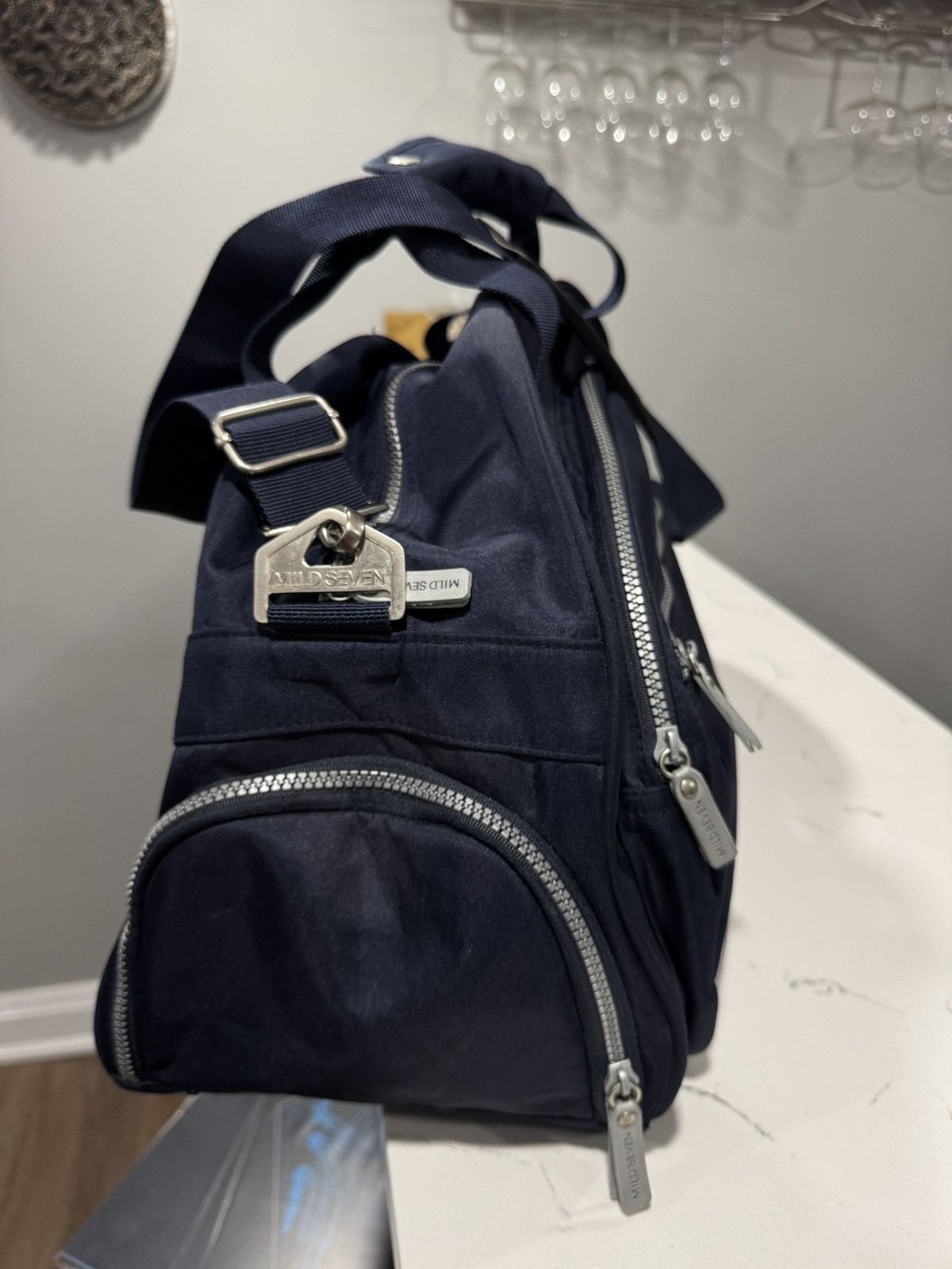 Formula 1 Vintage 90s Mild Seven Racing Promo Navy Duffle Bag F1 Size ONE SIZE - 3 Thumbnail