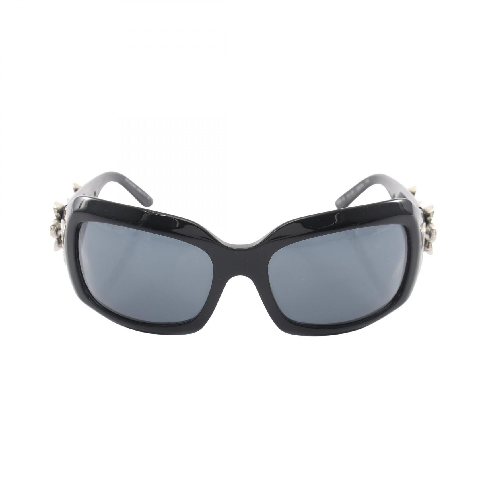 Bvlgari BVLGARI Sunglasses 6089 128/T9 Round Black  display picture 1