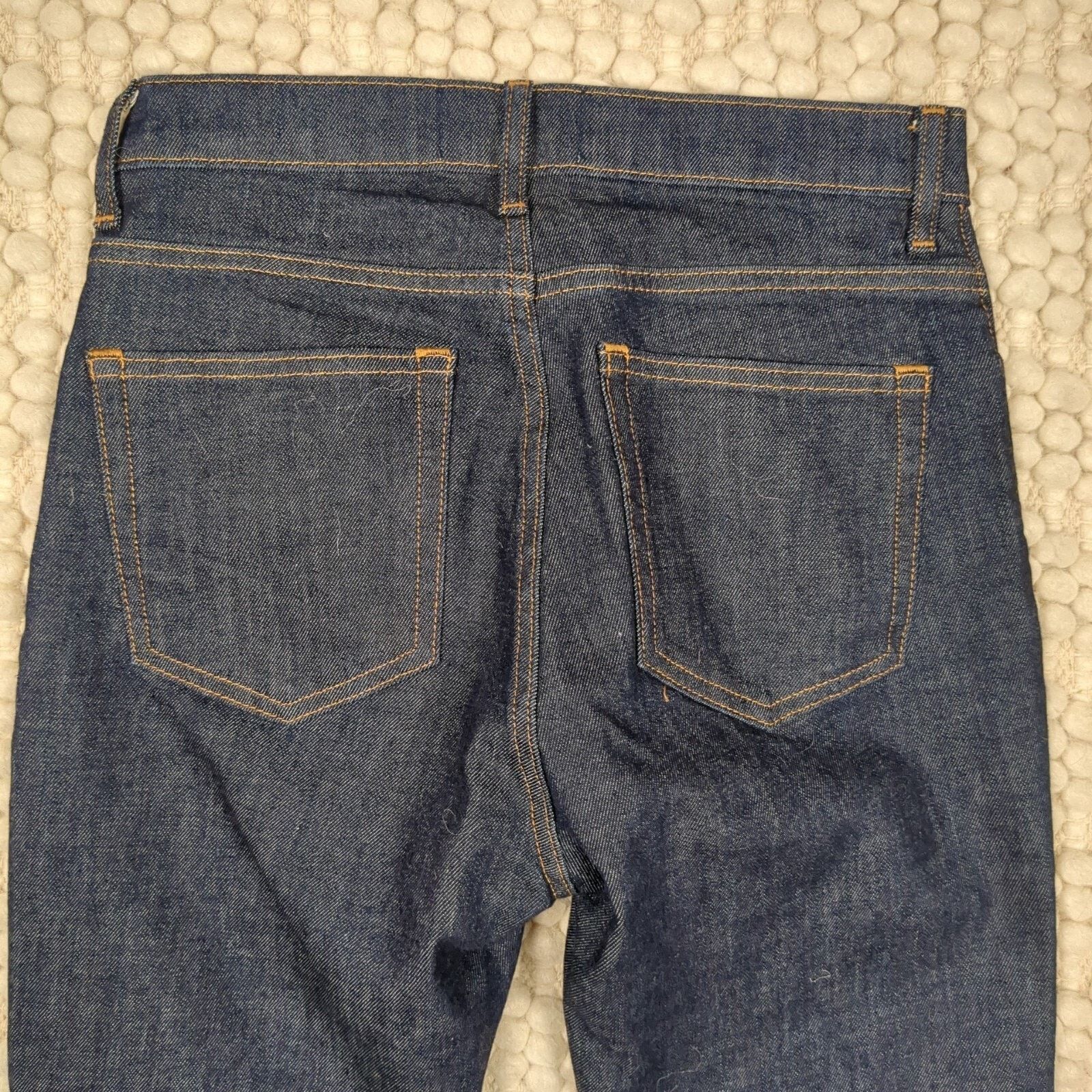 Everlane Everlane High Rise Dark Wash Slim Jeans Sz 27 Size 27" / US 4 / IT 40 - 8 Thumbnail