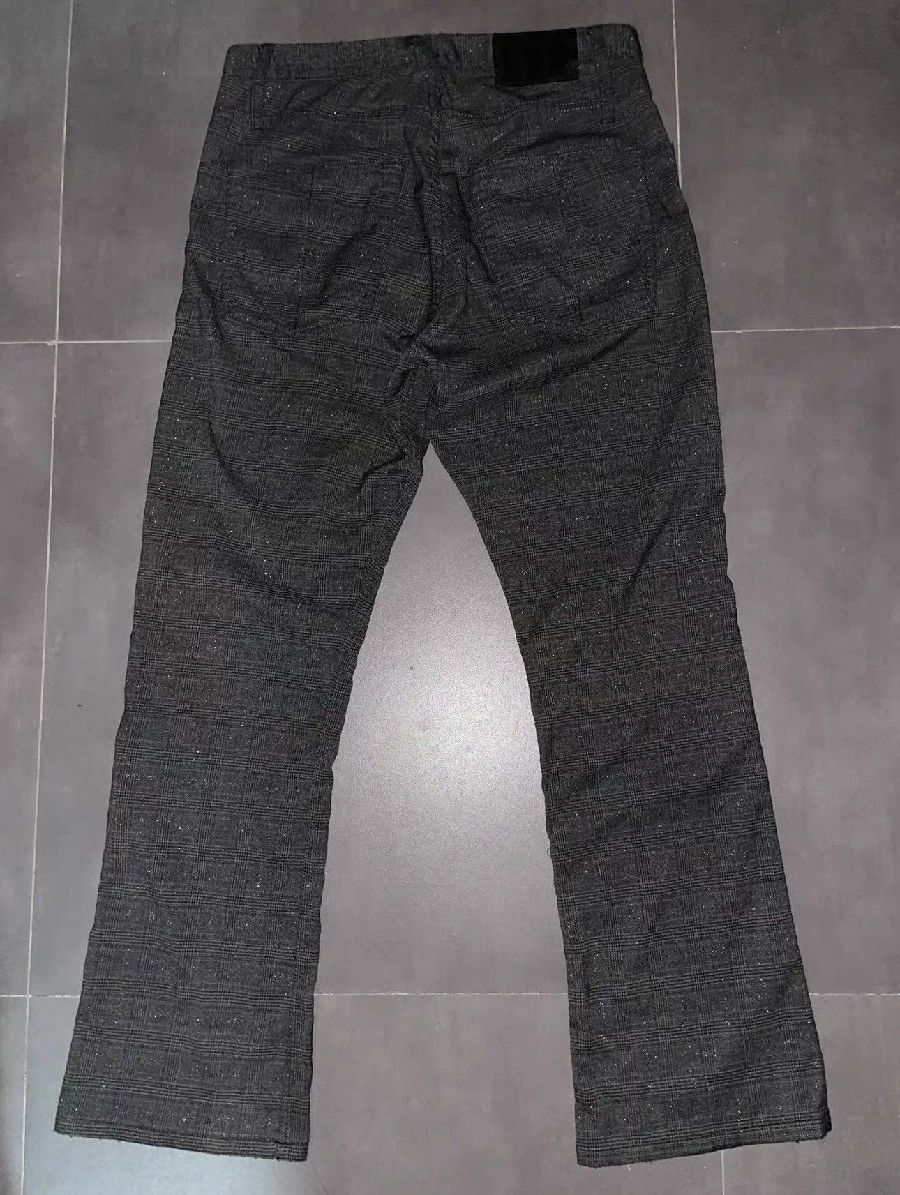 Le Grande Bleu (L.G.B.) L.G.B. Silver lining checkered denim pants Size US 29 - 3 Thumbnail