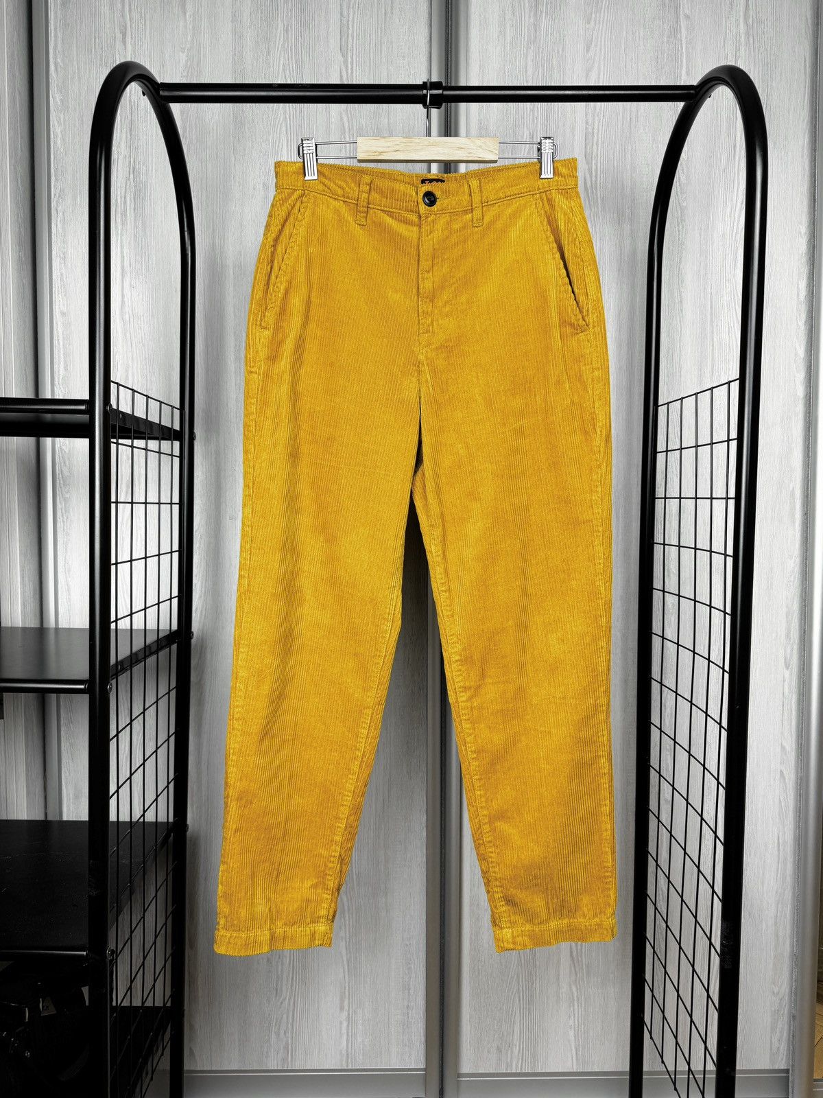Lee LEE Corduroy Relaxed Chino Nugget Gold Cropped Size US 29 - 1 Thumbnail