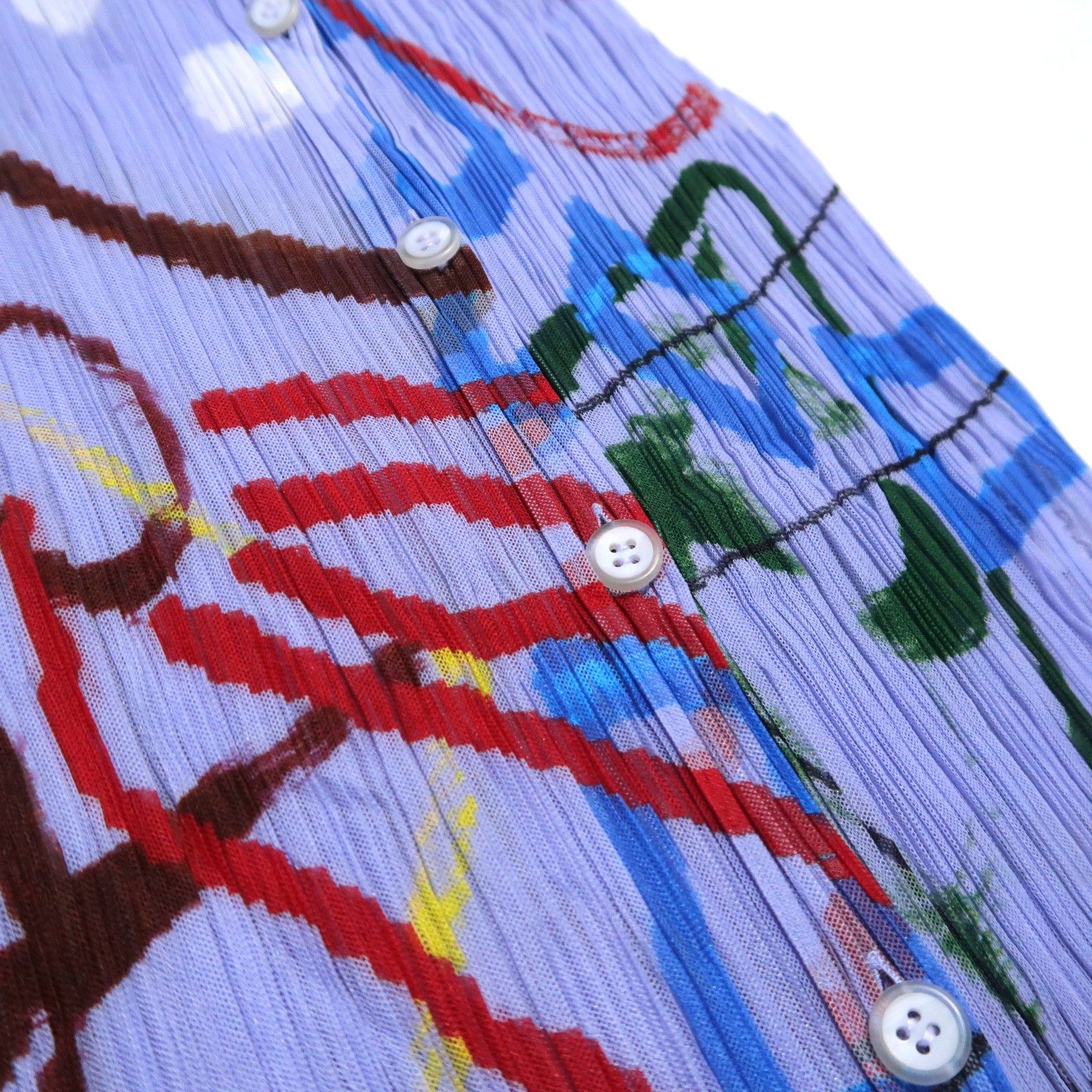 Pleats Please Issey Miyake Pleats Please Issey Miyake "Graffiti Geometry" Vest Size US M / EU 48-50 / 2 - 7 Thumbnail