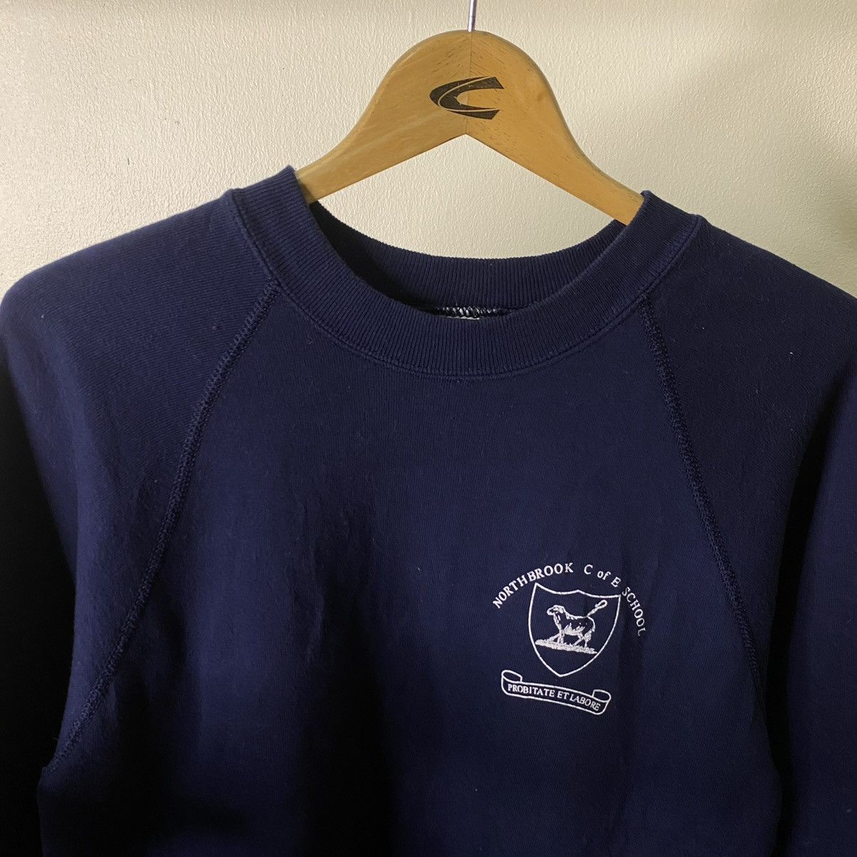 Vintage Vintage 1990s Northbrook C of E School Sweatshirt Size US S / EU 44-46 / 1 - 2 Thumbnail