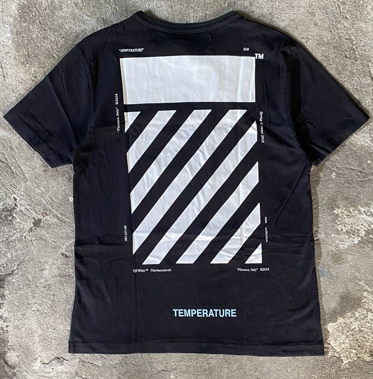 Off-White Off-White Temperature T-Shirt Size US S / EU 44-46 / 1 - 1 Thumbnail