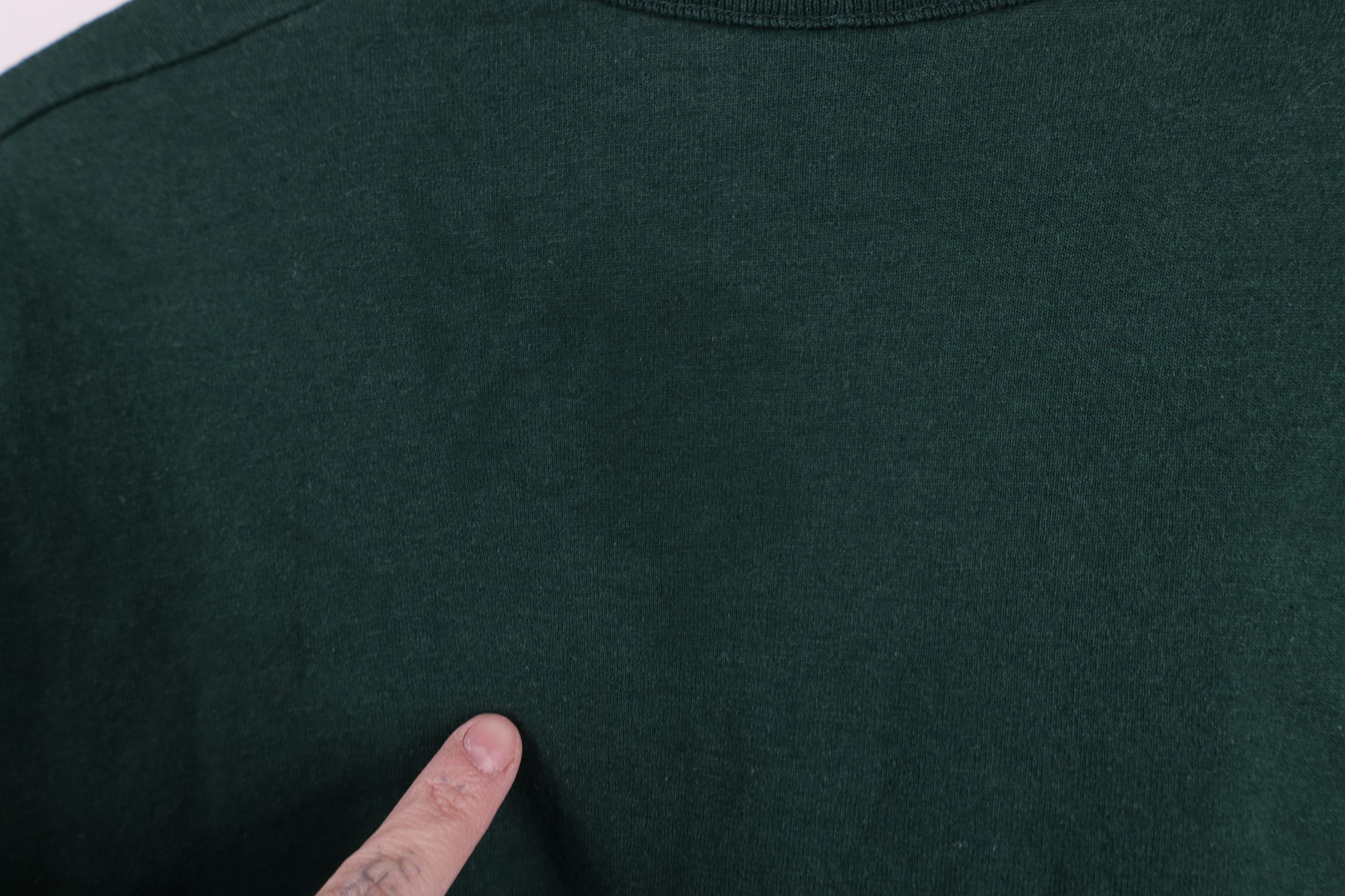Vintage Vintage 90s Streetwear Long Sleeve T-Shirt Hunter Green Size US XXL / EU 58 / 5 - 9 Thumbnail
