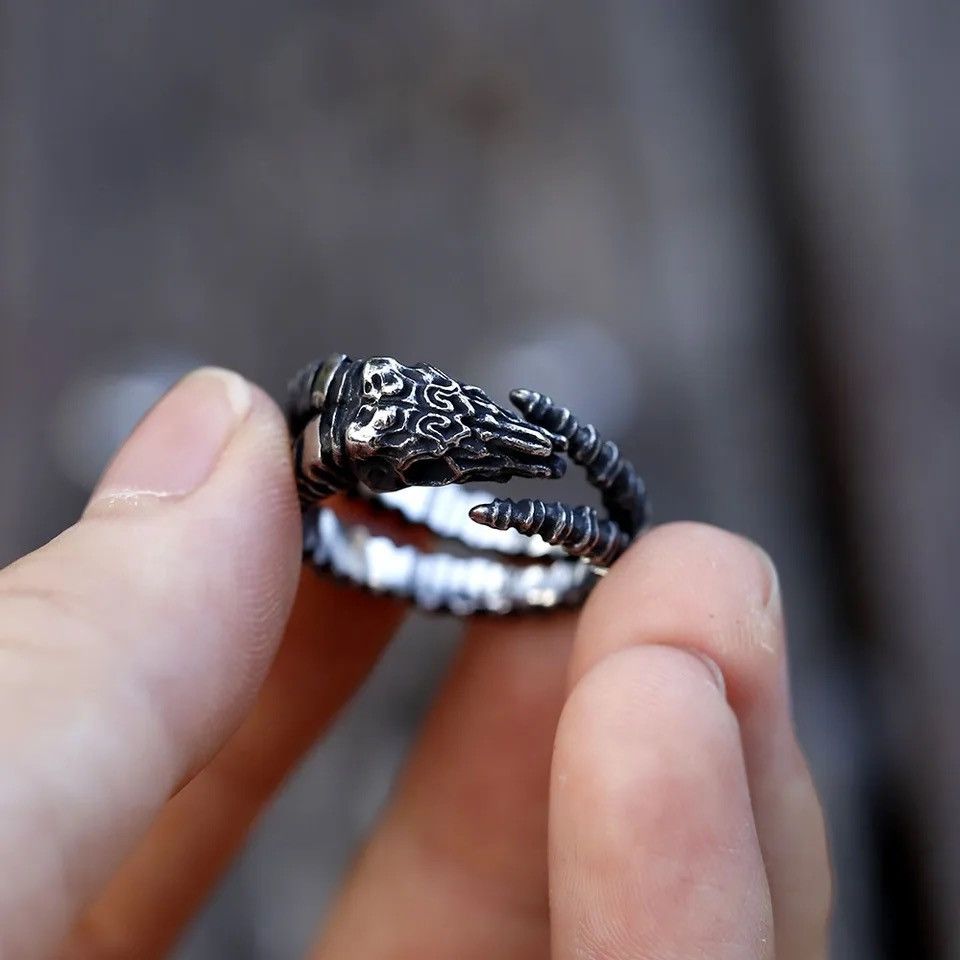 Other Sheep Skull Head Ring Size ONE SIZE - 3 Thumbnail
