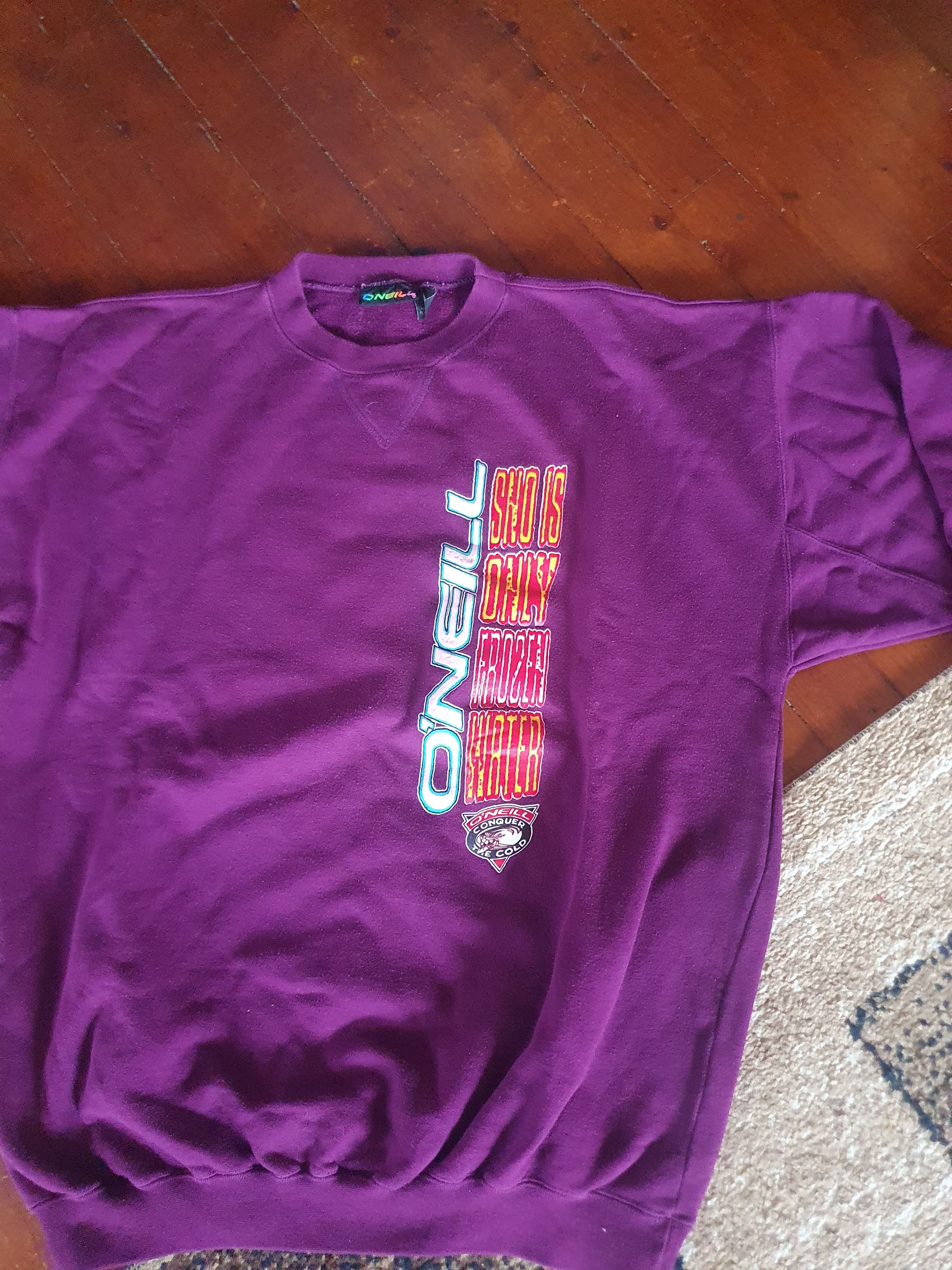 O'Neill O'neill Sno Is Only Frozen Water Vtg Sweatshirt sz L Size US L / EU 52-54 / 3 - 5 Thumbnail