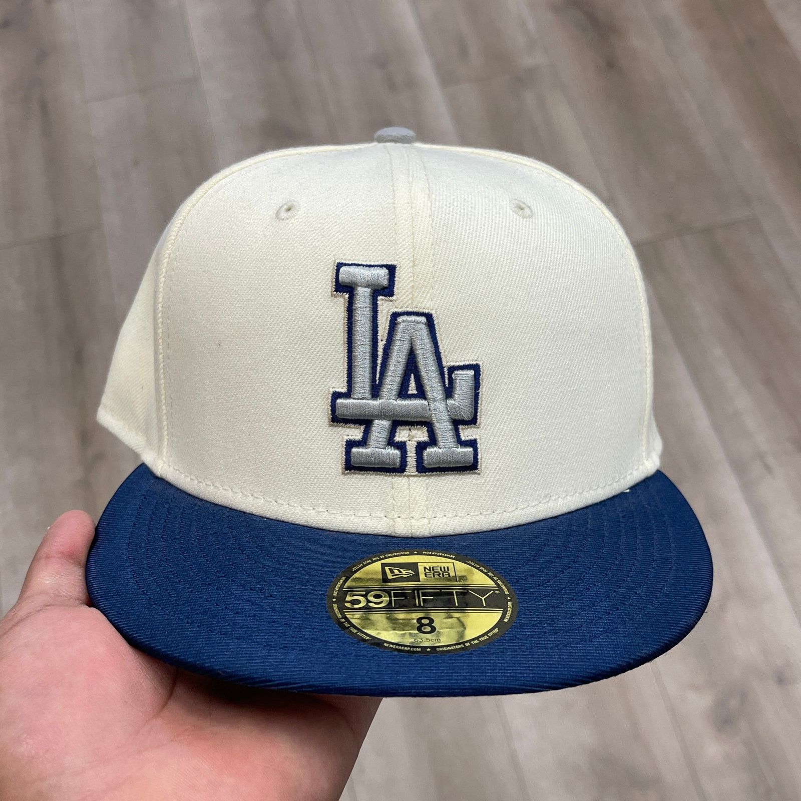 New Era NEW ERA 5950 LOS DODGERS TEAM SHIMMER FITTED HAT SZ 8 Size ONE SIZE - 2 Thumbnail