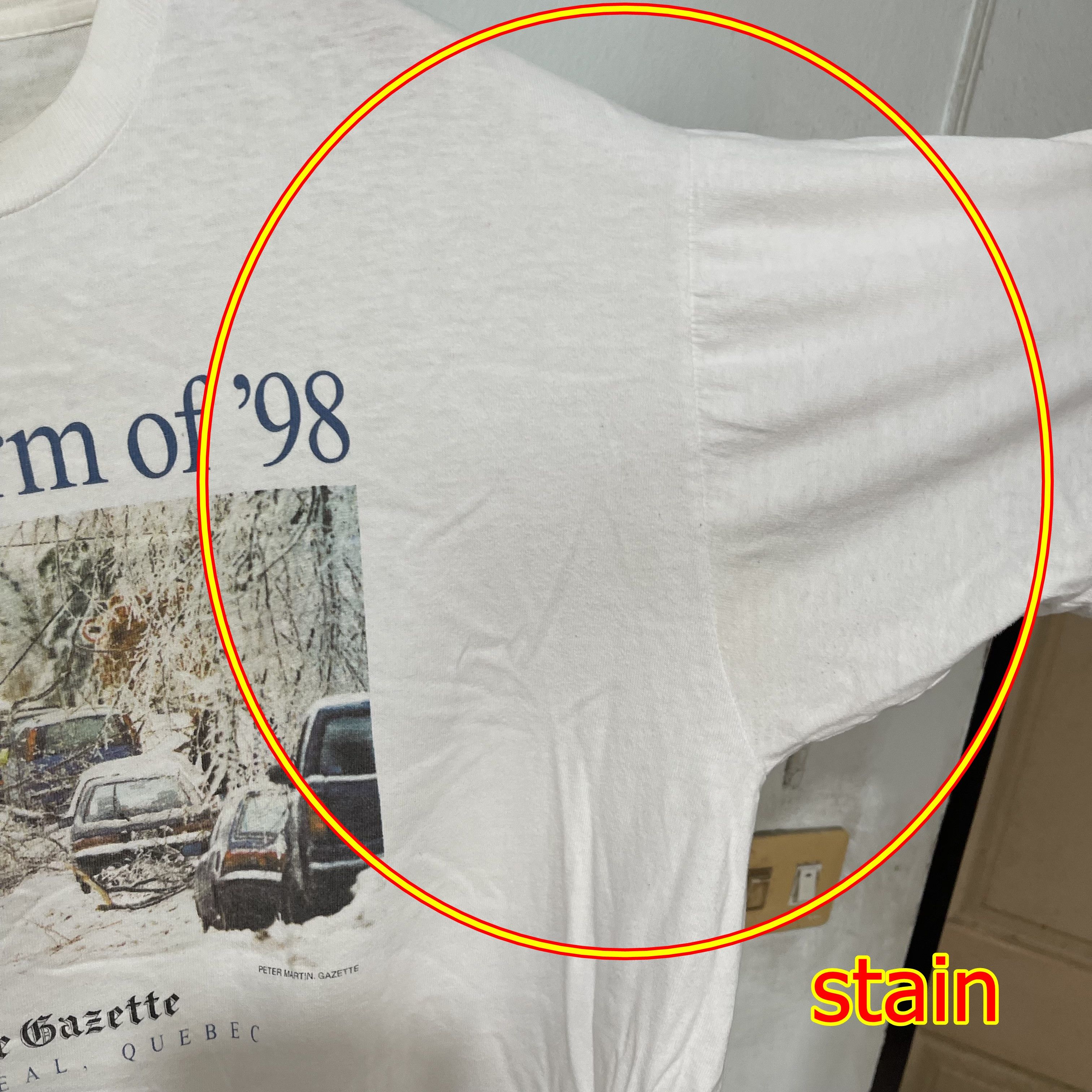 Vintage Vintage 1998 The Ice Storm of '98 T-Shirt Size US XL / EU 56 / 4 - 9 Thumbnail