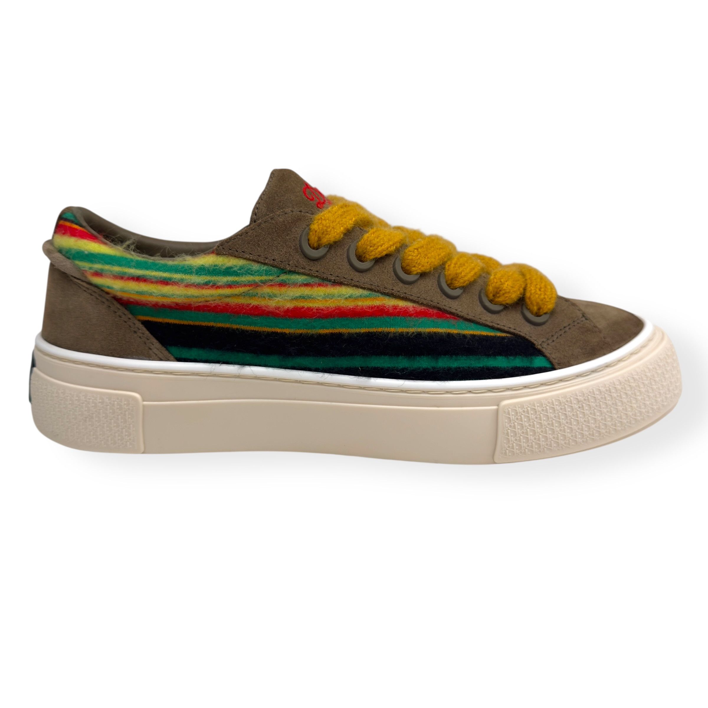 Dior DIOR X DENIM TEARS B33 MOHAIR SNEAKER YELLOW 42 / UK8 Size US 9 / EU 42 - 1 Thumbnail