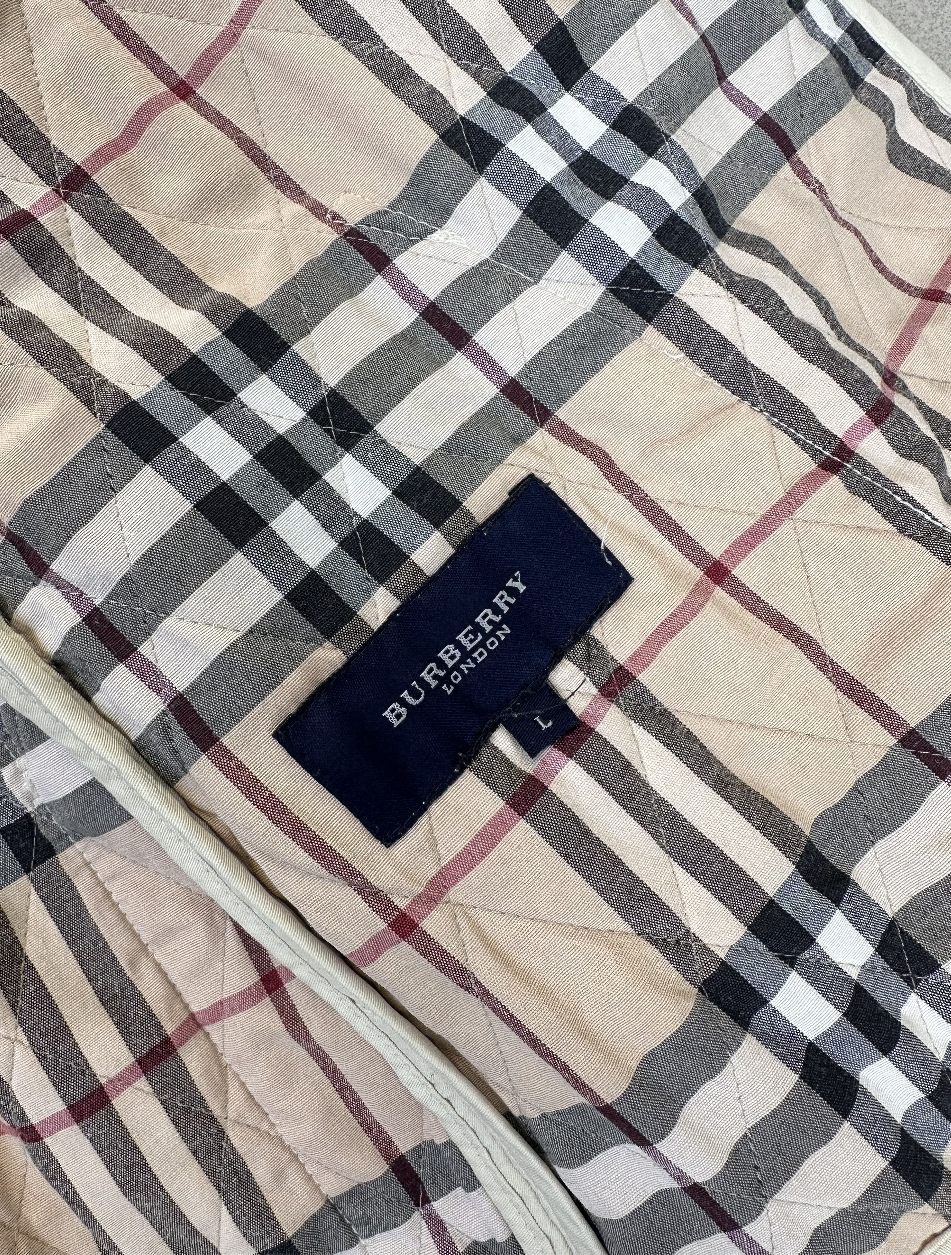 Burberry × Vintage Vintage Burberry nova check quilted women jacket Size L / US 10 / IT 46 - 15 Thumbnail