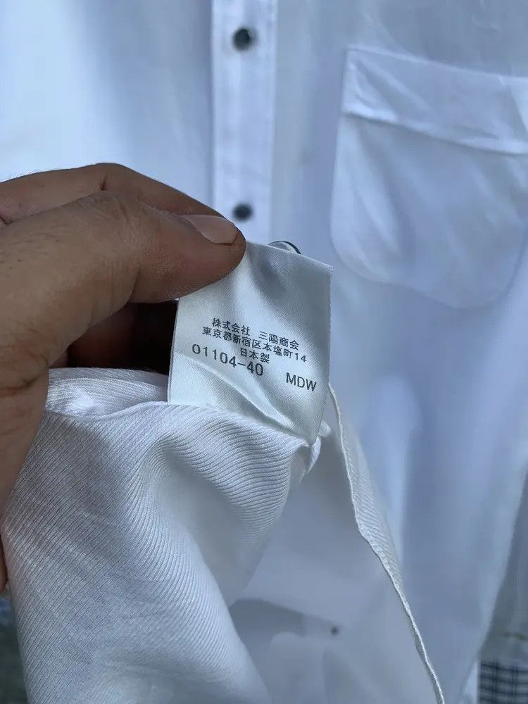 Burberry Burbarry black label novacheck rib withe dress shirt Size US L / EU 52-54 / 3 - 9 Thumbnail