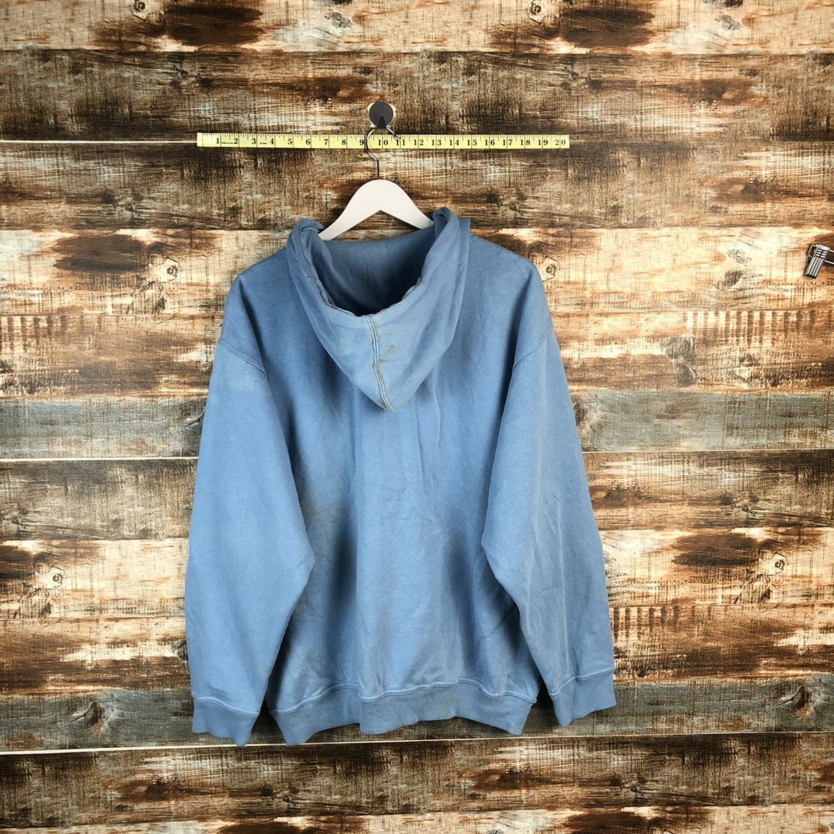 Ecko Unltd. Ecko Unltd vintage ripped baggie Blue Hoodie #A1957 Size US M / EU 48-50 / 2 - 15 Thumbnail