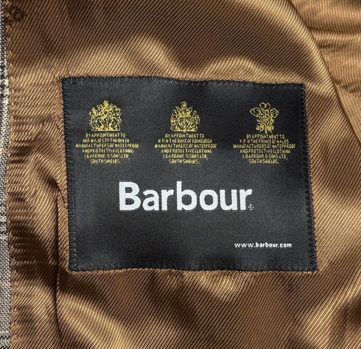 Barbour Barbour Wool Suit Blazer Jacket size L Size 50L - 11 Thumbnail