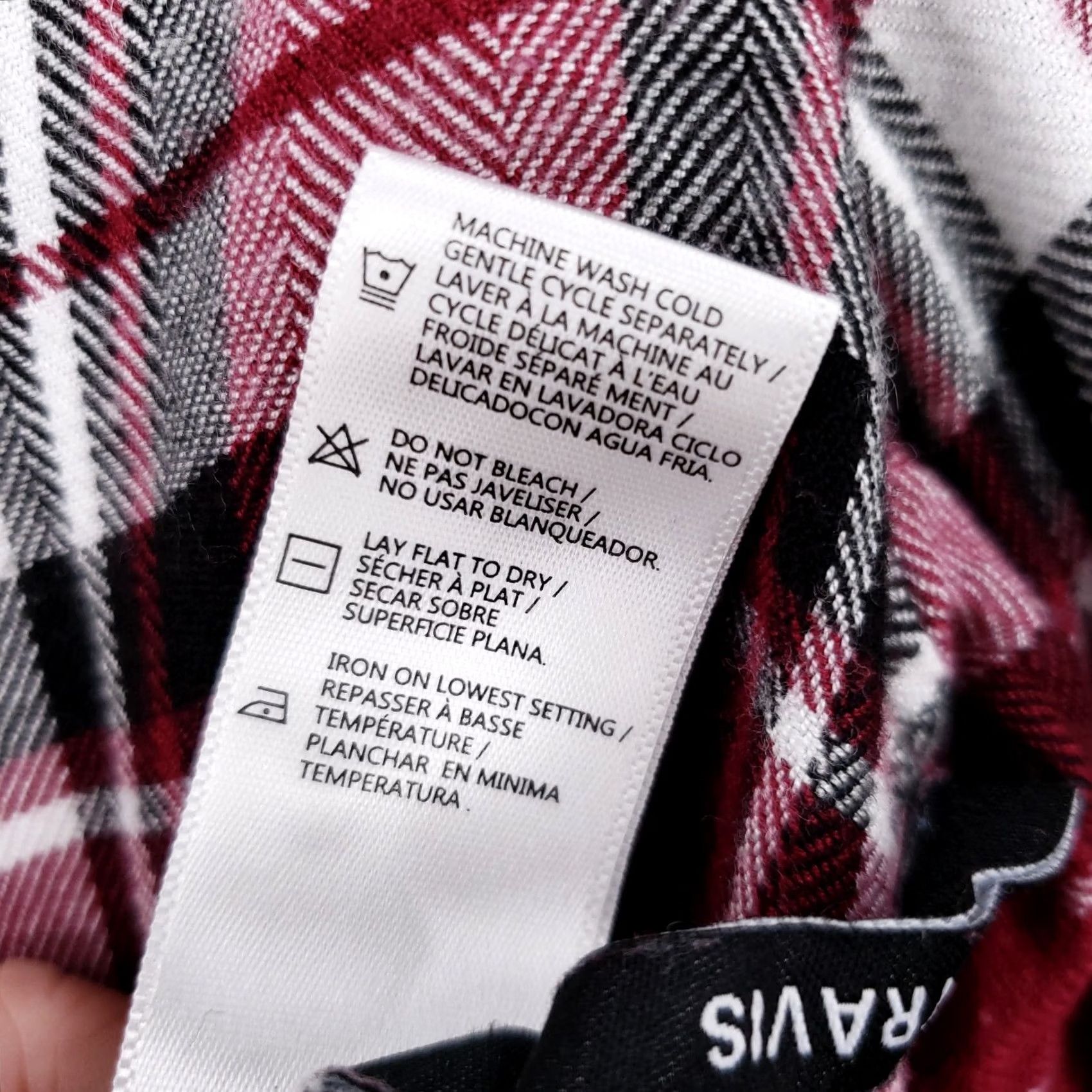 Buffalo David Bitton Buffalo by David Bitton Shirt Womens S Red Plaid Button-Up Long Sleeve Casual Viscose Rayon Size S / US 4 / IT 40 - 5 Thumbnail