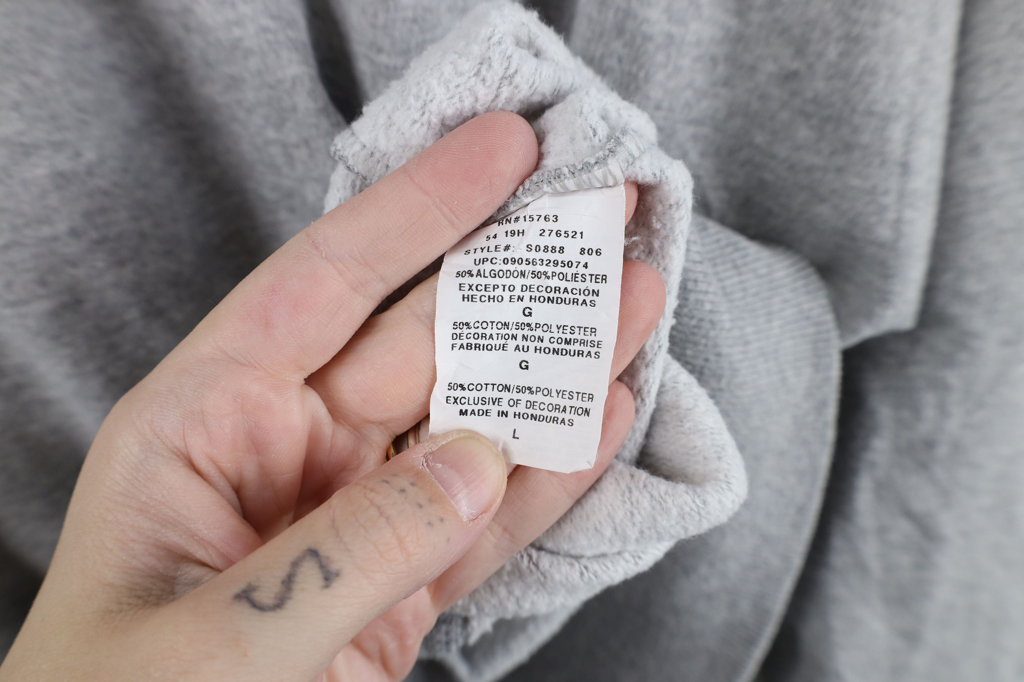 Champion Vintage Champion Monochrome Crewneck Sweatshirt Heather Gray Size US L / EU 52-54 / 3 - 8 Thumbnail