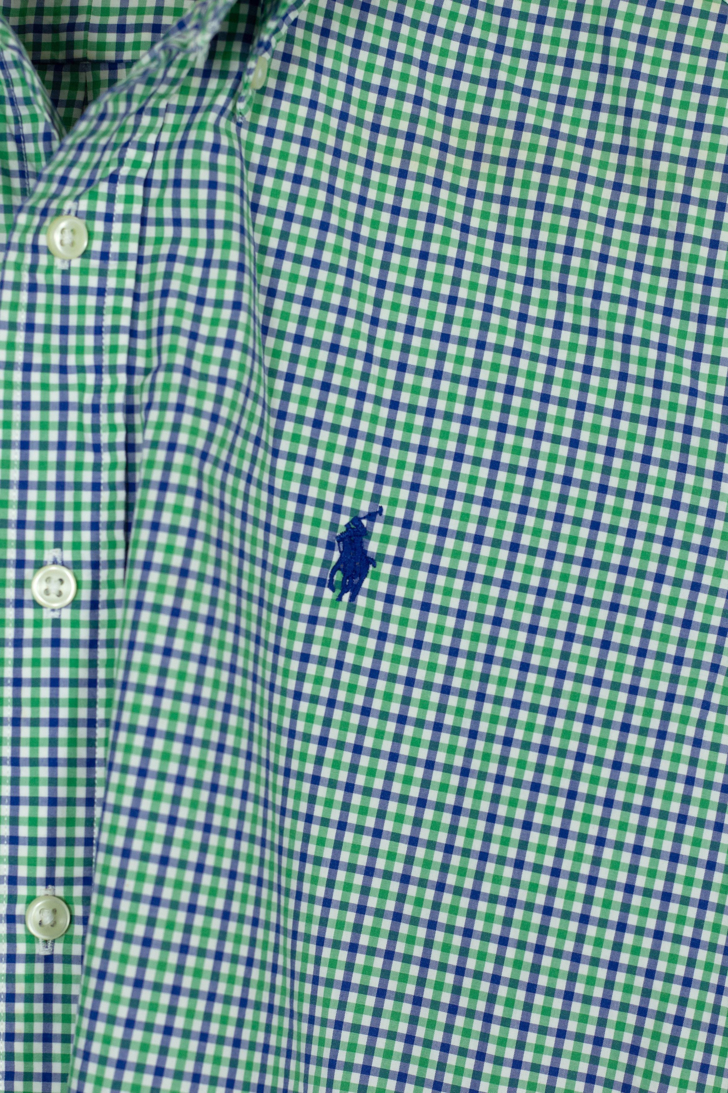 Polo Ralph Lauren Ralph Lauren Logo Green Check Oxford Shirt S Size US S / EU 44-46 / 1 - 3 Thumbnail
