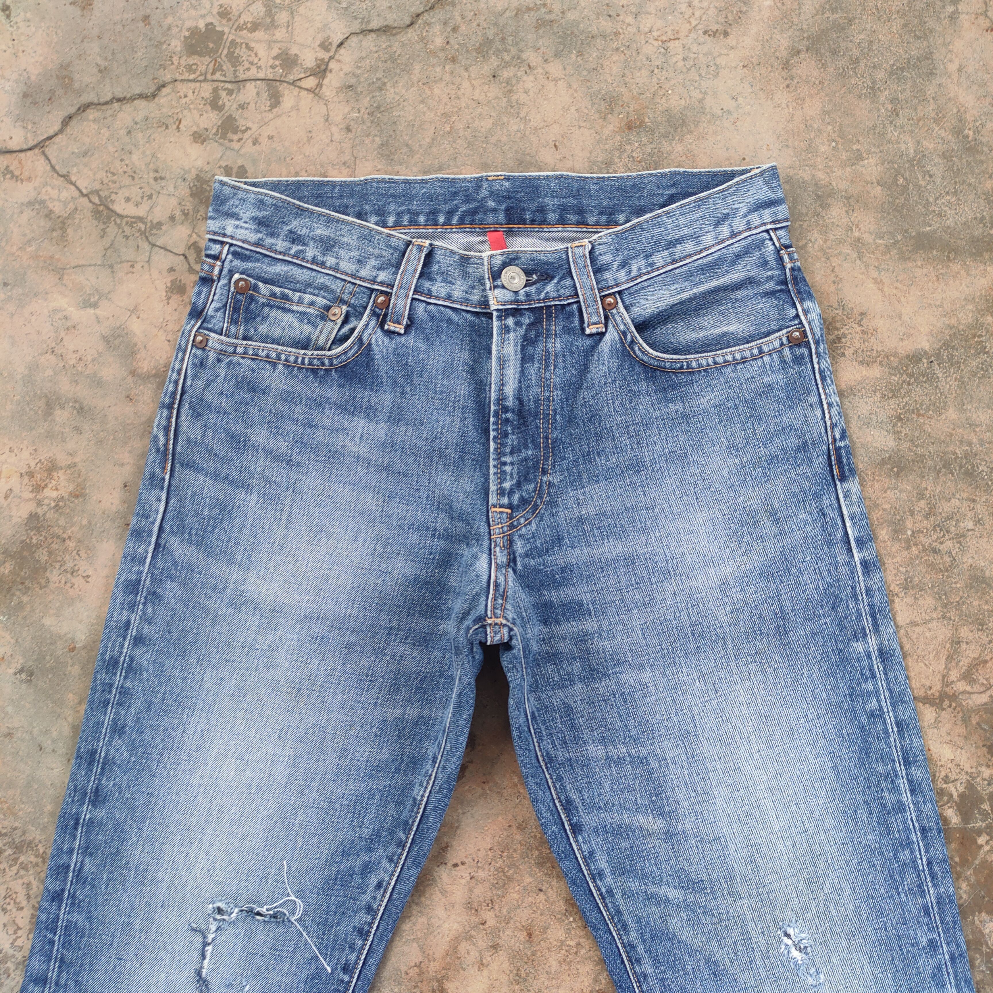 Japanese Brand W30 VINTAGE JAPANESE STRAIGHT FIT FADED RIPPED JEANS PANTS Size US 30 / EU 46 - 3 Thumbnail