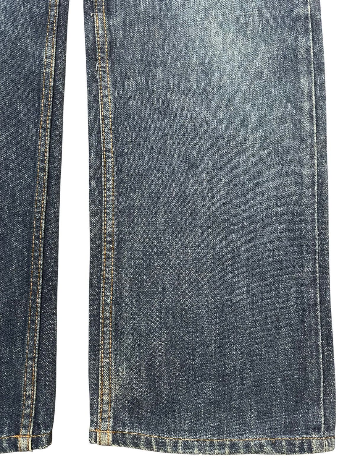 Yohji Yamamoto Vintage Ined By Yohji Yamamoto Faded Wash Whiskers Loose Fit Size US 31 - 8 Thumbnail