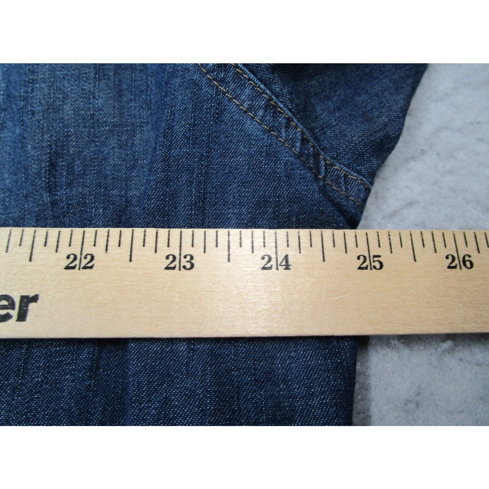 Wrangler VINTAGE Wrangler Shirt Men 2XL Blue Denim Button Up Pearl Snaps Yoke Premium Size US XXL / EU 58 / 5 - 6 Thumbnail