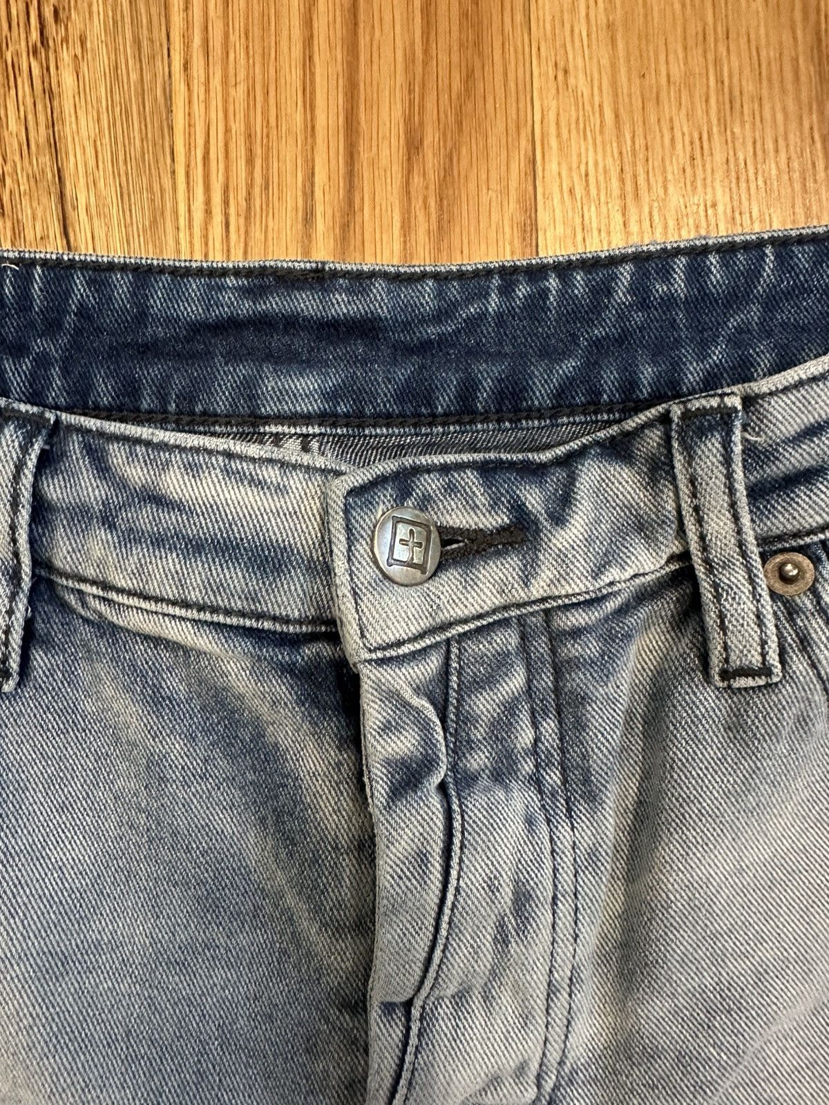 Ksubi Ksubi Offline Logo Light Blue Denim Jeans Size 34 Size US 34 / EU 50 - 3 Thumbnail