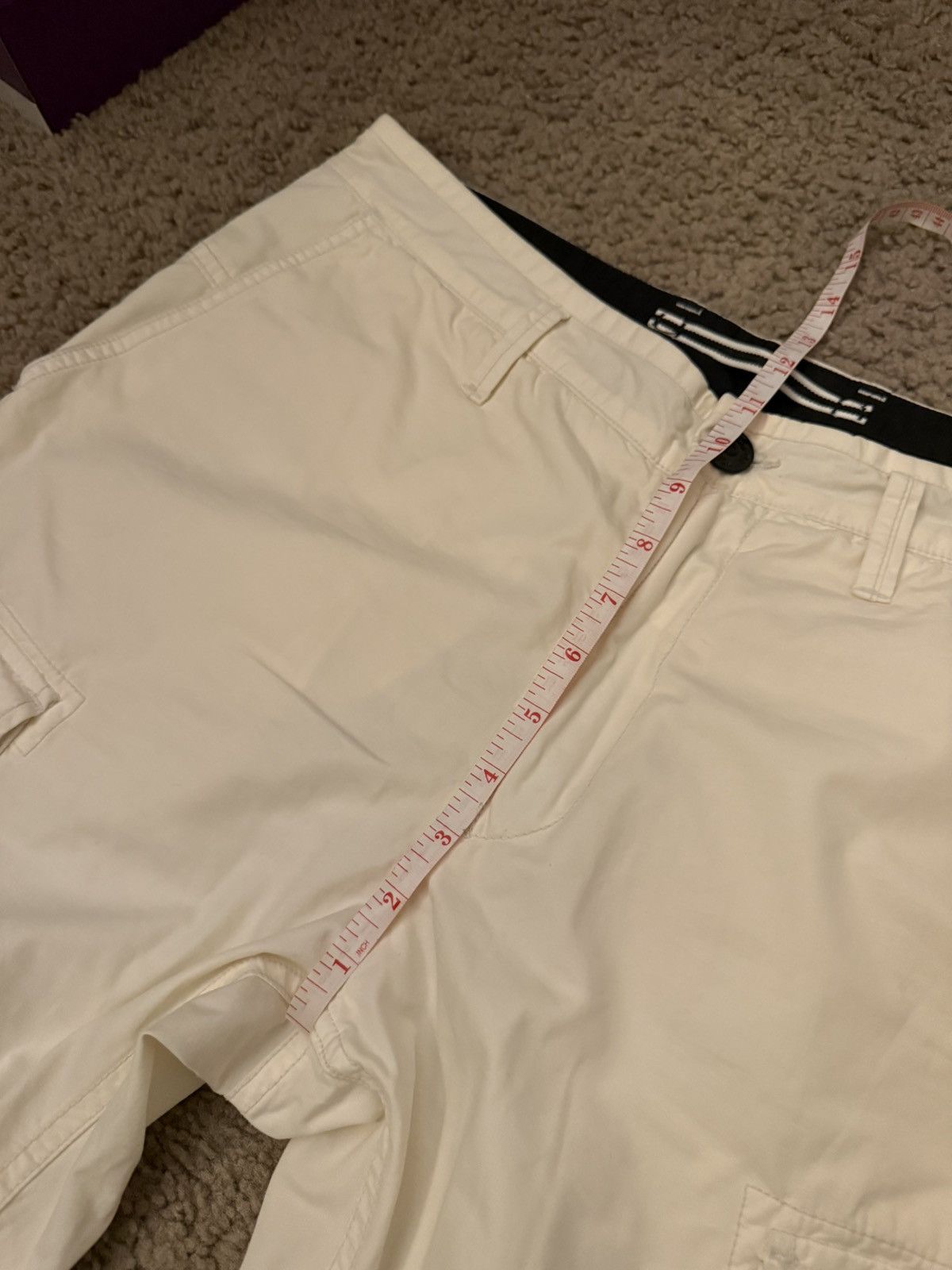 Stone Island Stone Island Re-T White Cargo Pants Size US 32 / EU 48 - 13 Thumbnail