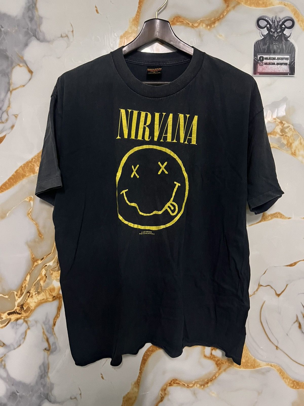 Nirvana ( Smiley 1992 BROCKUM ) T Shirt