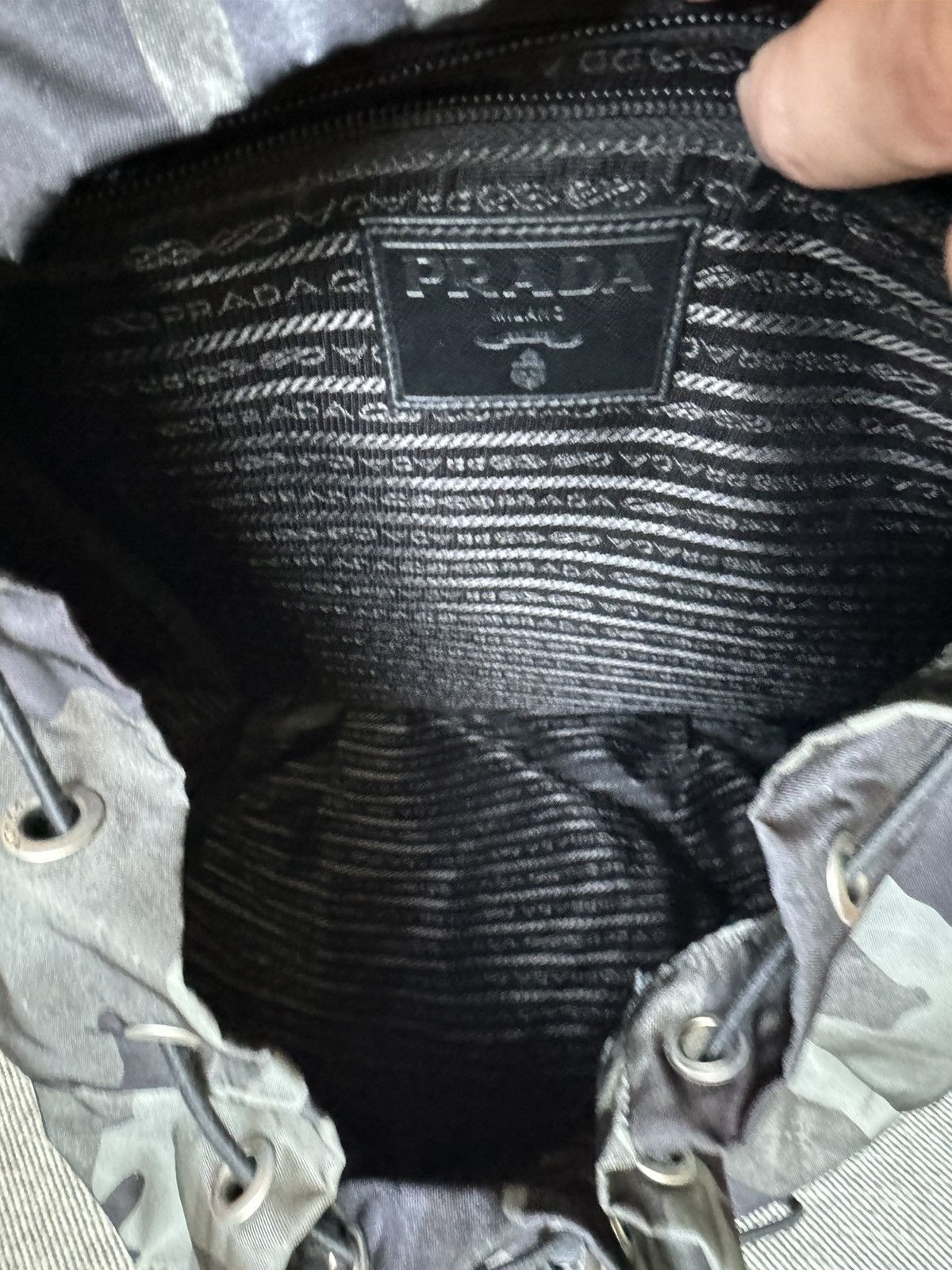 Prada Prada Camouflage Tessuto Backpack Size ONE SIZE - 9 Thumbnail