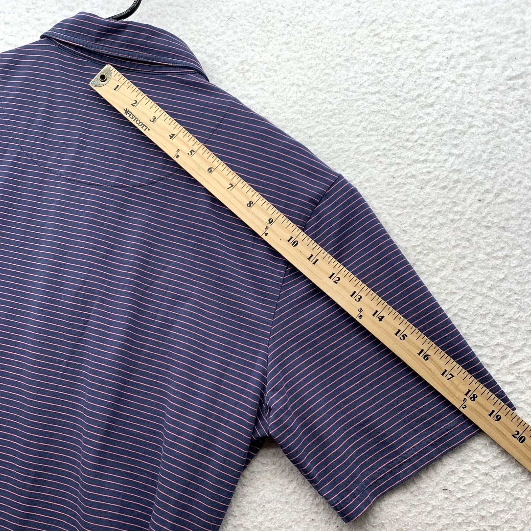 johnnie-O johnnie-O Polo Shirt Mens M Hangin' Out Golf Blue Pink Striped Preppy Dad Shirt Polo Mens M Blue Pink Striped Golf Preppy Dad Size US M / EU 48-50 / 2 - 6 Thumbnail
