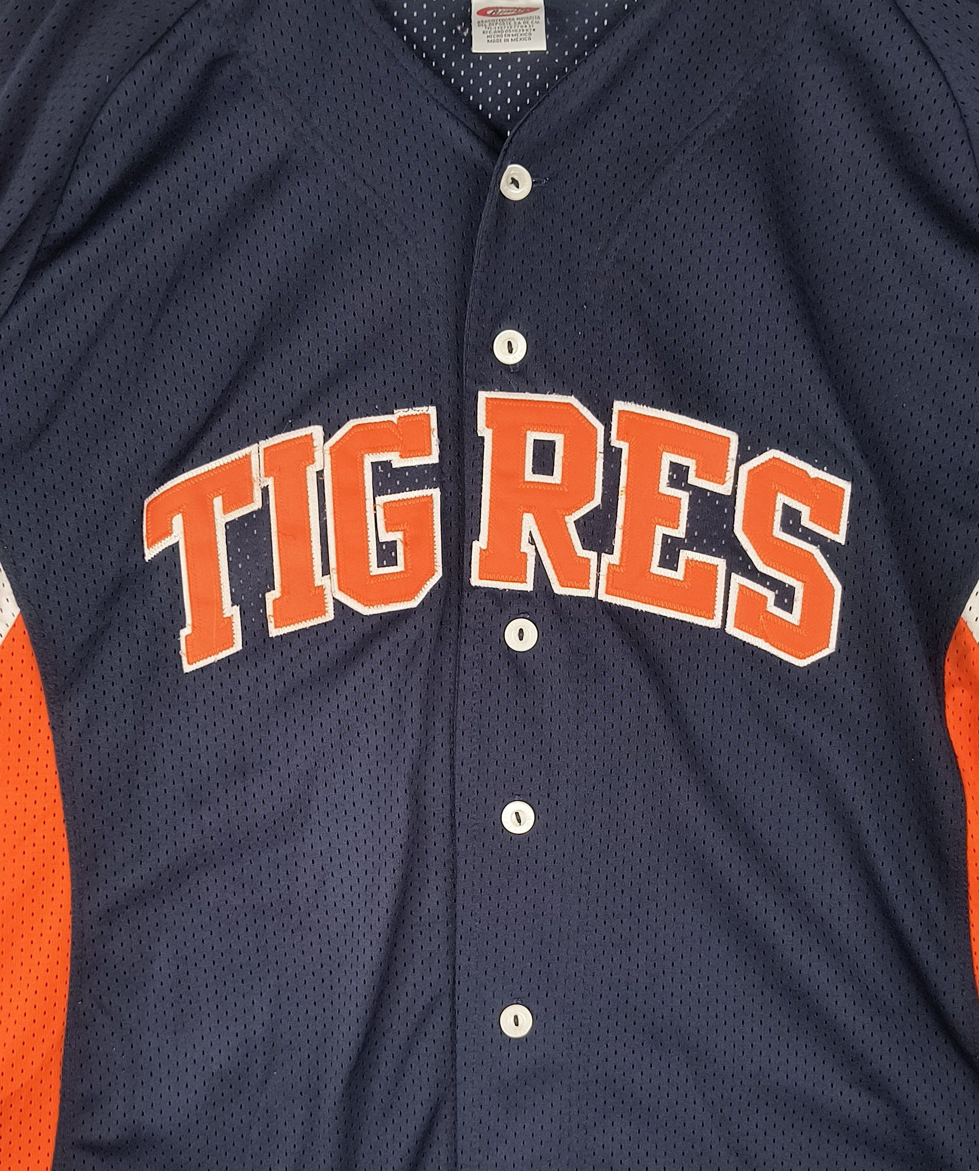 Vintage Vintage Rimu Quintana Roo Tigres baseball jersey Size US L / EU 52-54 / 3 - 1 Thumbnail