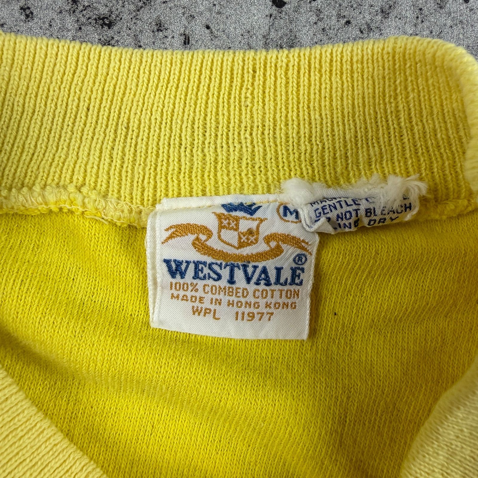 Vintage True Vintage Westvale Yellow Mock Neck Shirt Size Medium Size US M / EU 48-50 / 2 - 2 Thumbnail