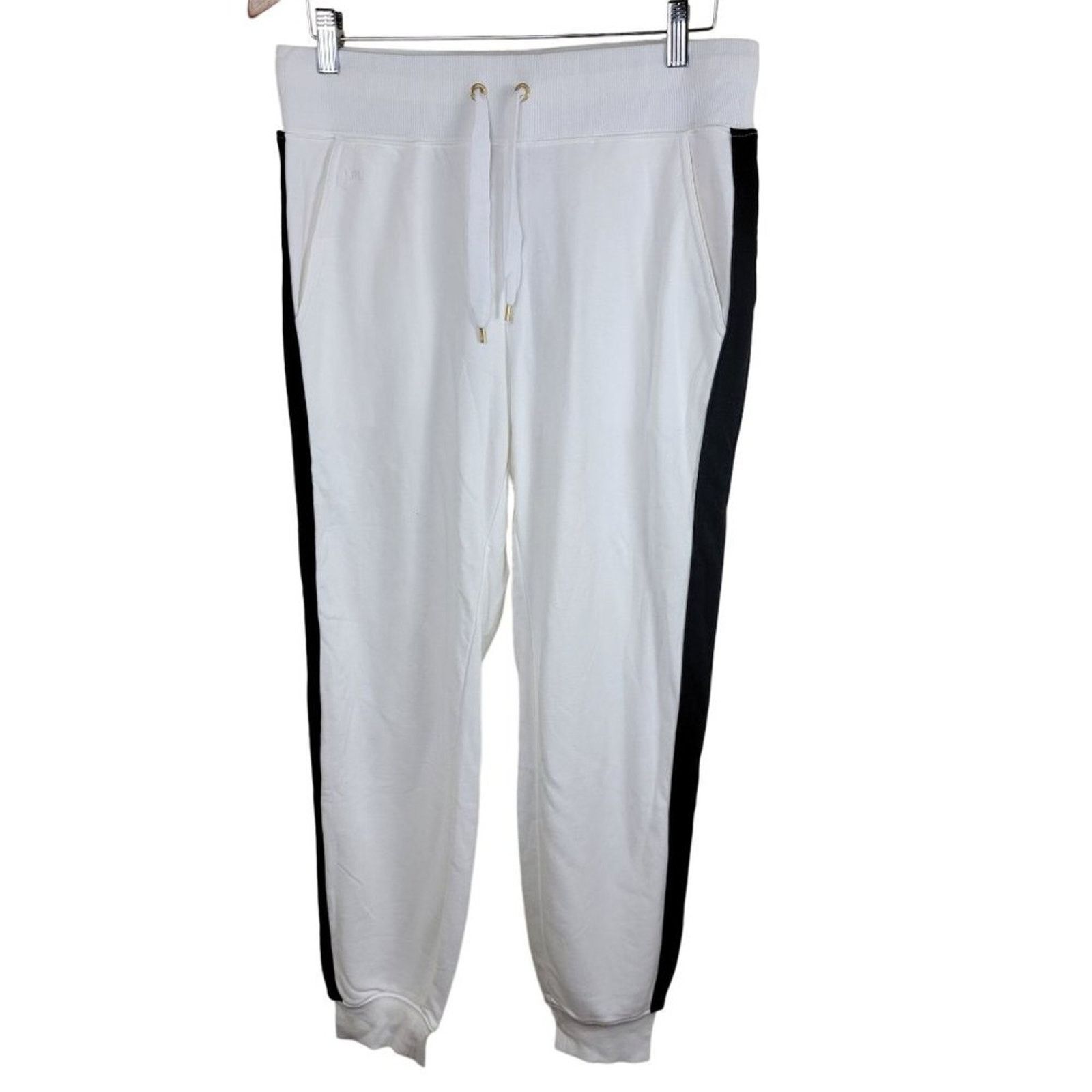 Lauren Ralph Lauren Lauren Ralph Lauren Colorblock Terry Lined Jogger Sweatpants Size 32" / US 10 / IT 46 - 1 Thumbnail