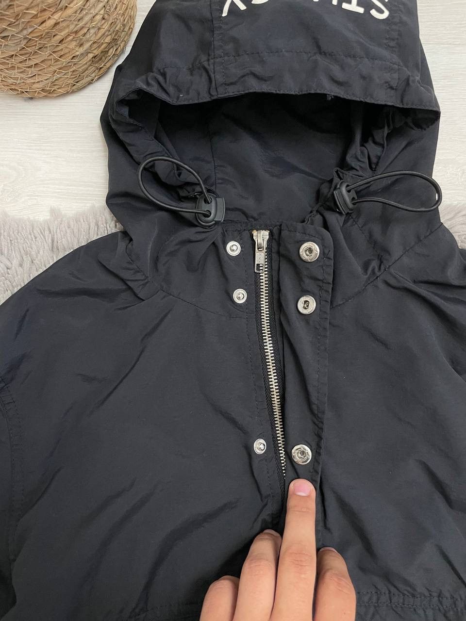 Stussy × Vintage Stussy Vintage Neylon Light Jacket Big CENTER Logo Y2k Size US S / EU 44-46 / 1 - 7 Thumbnail