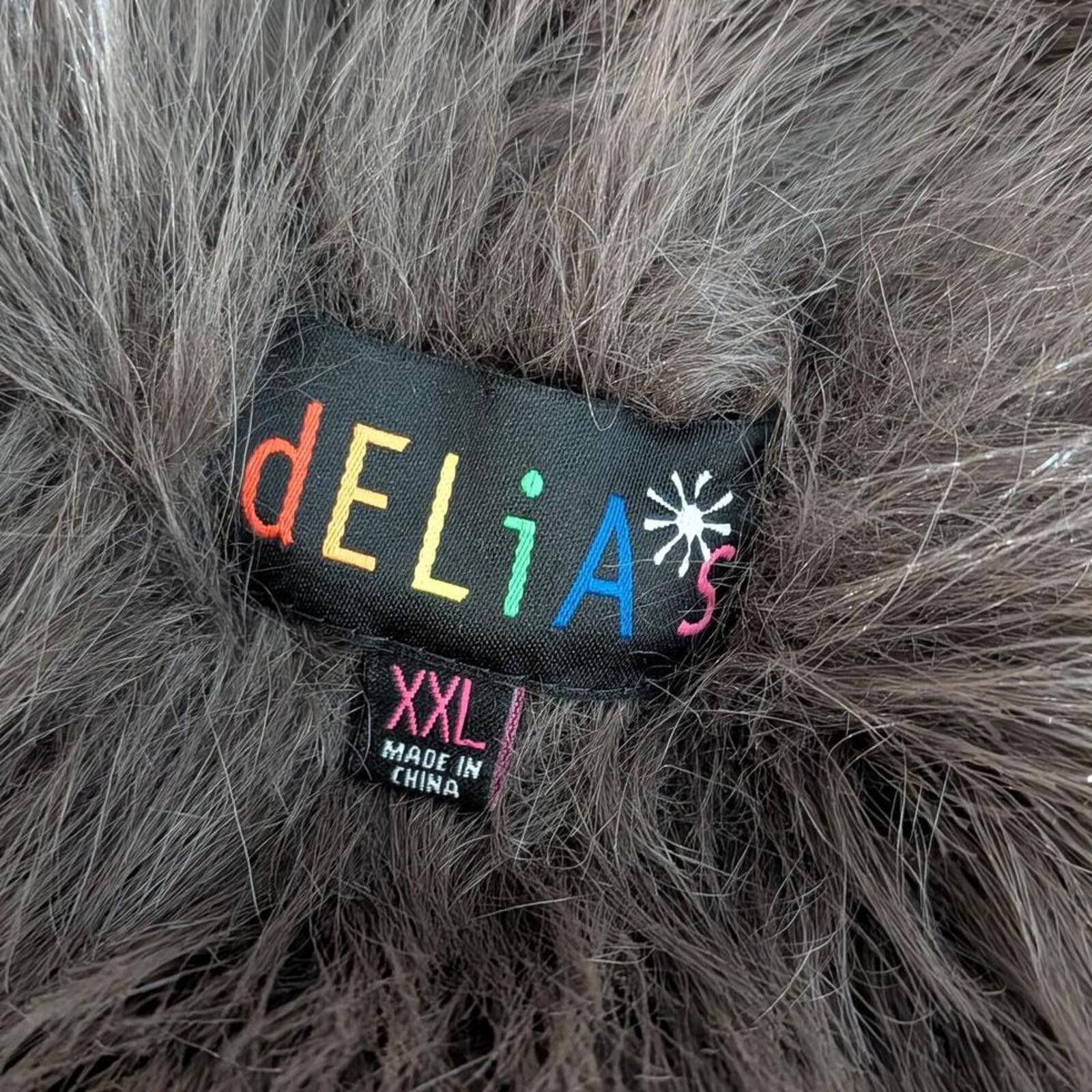 Other RARE Y2K dELiA*s Catalogue Leopard Penny Lane Afghan Coat Size XXL / US 16-18 / IT 52-54 - 5 Thumbnail