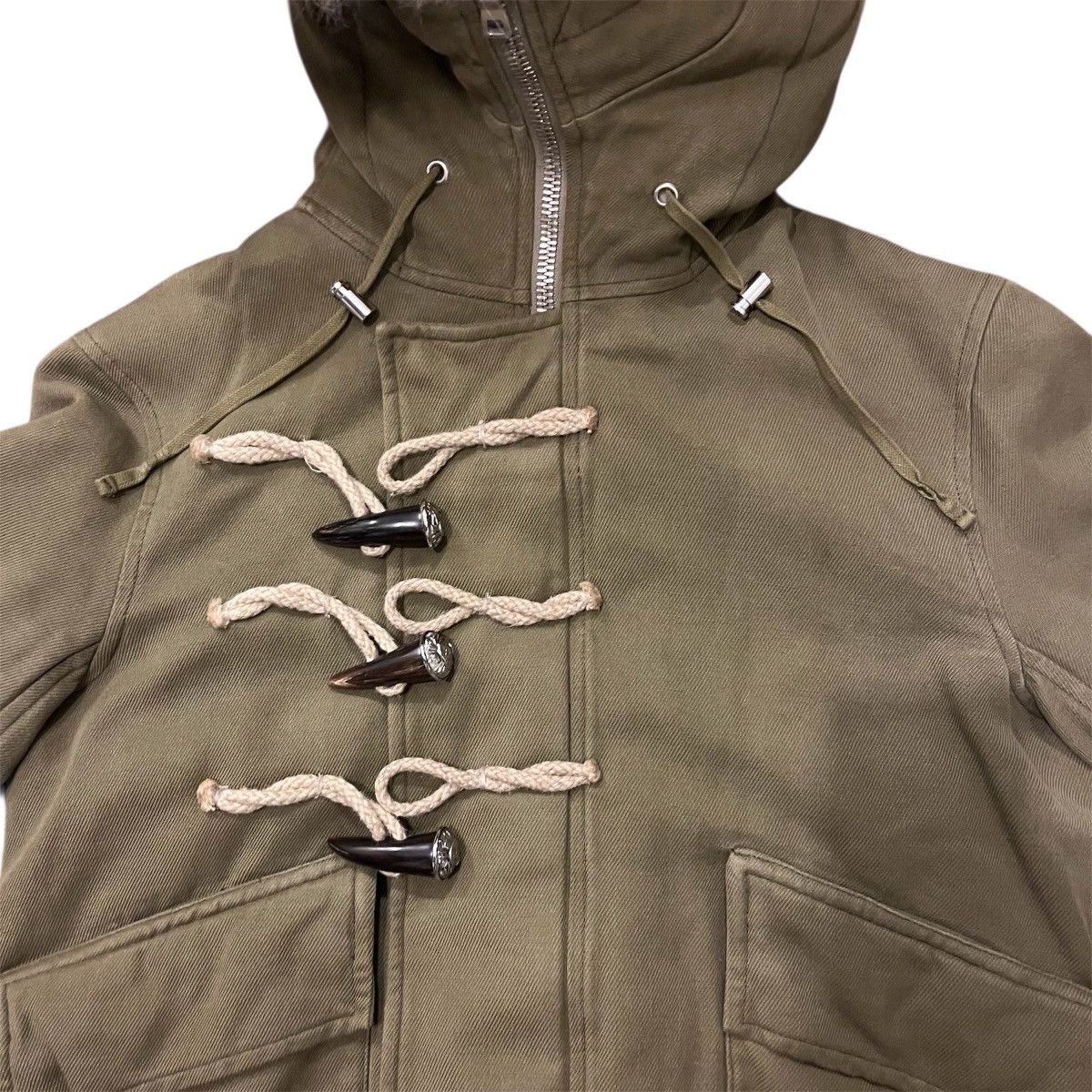 Balmain Balmain FW11 Men Fur-Trimmed Military JKT Size US M / EU 48-50 / 2 - 8 Thumbnail